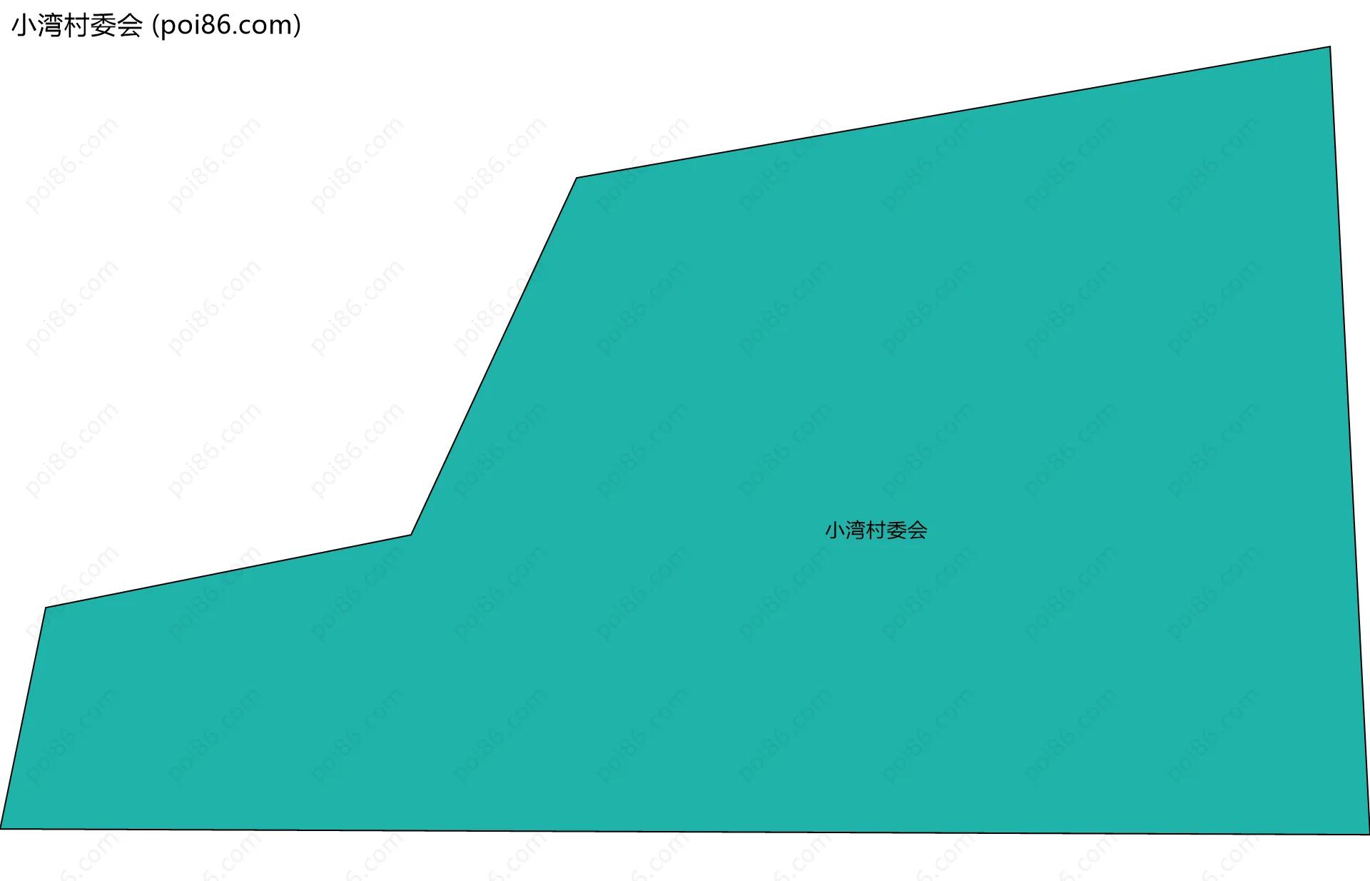 小湾村委会边界地图