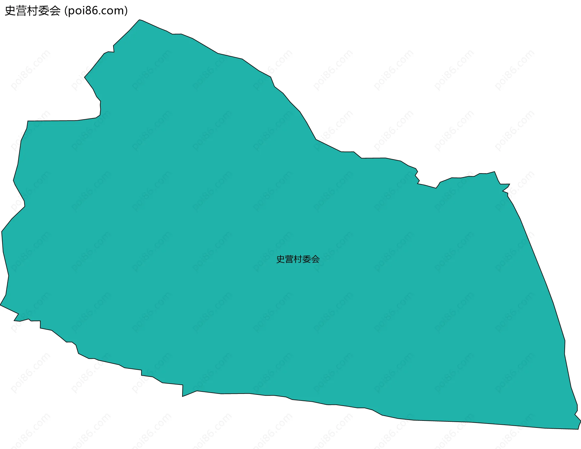 史营村委会边界地图