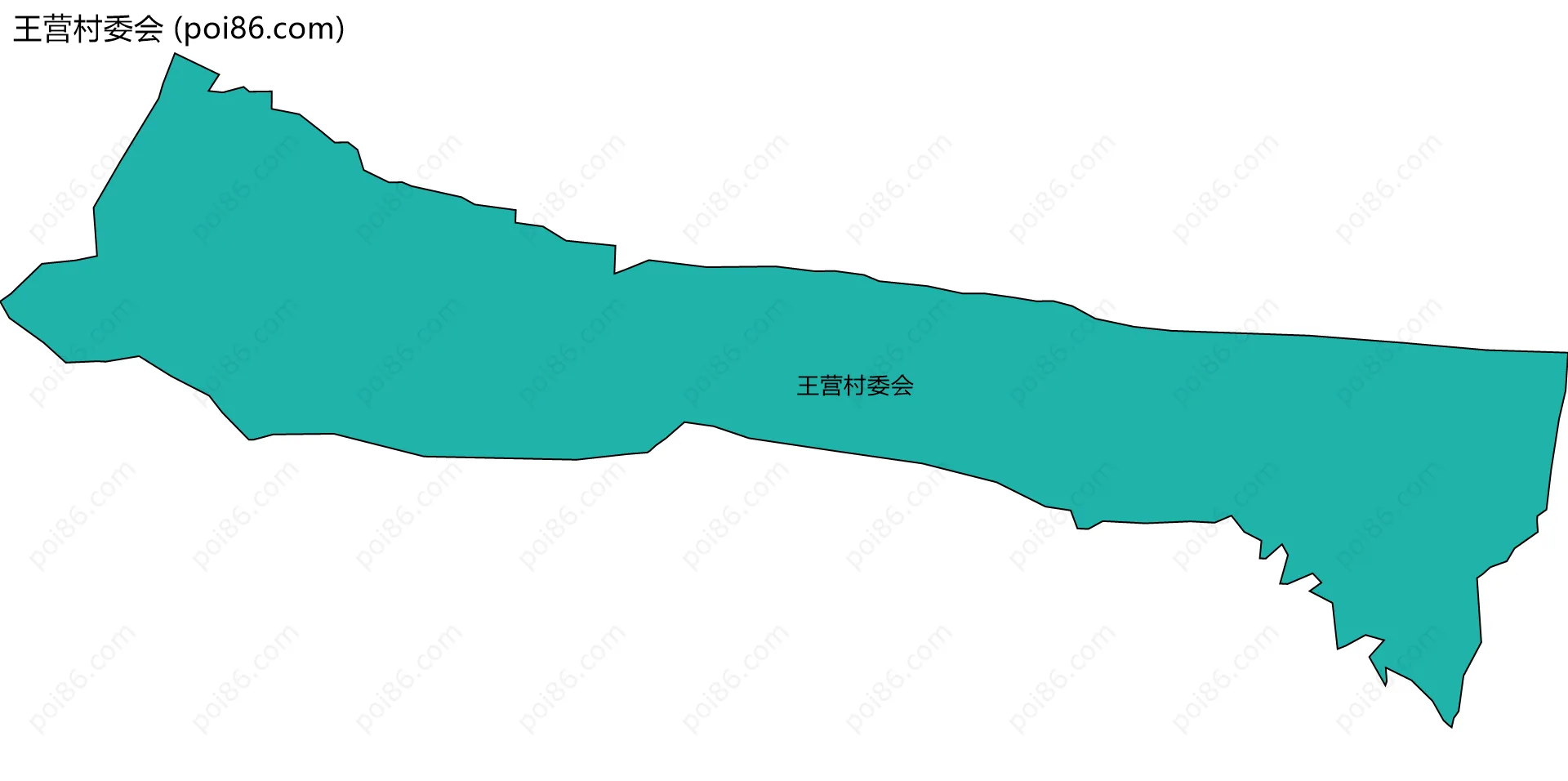 王营村委会边界地图