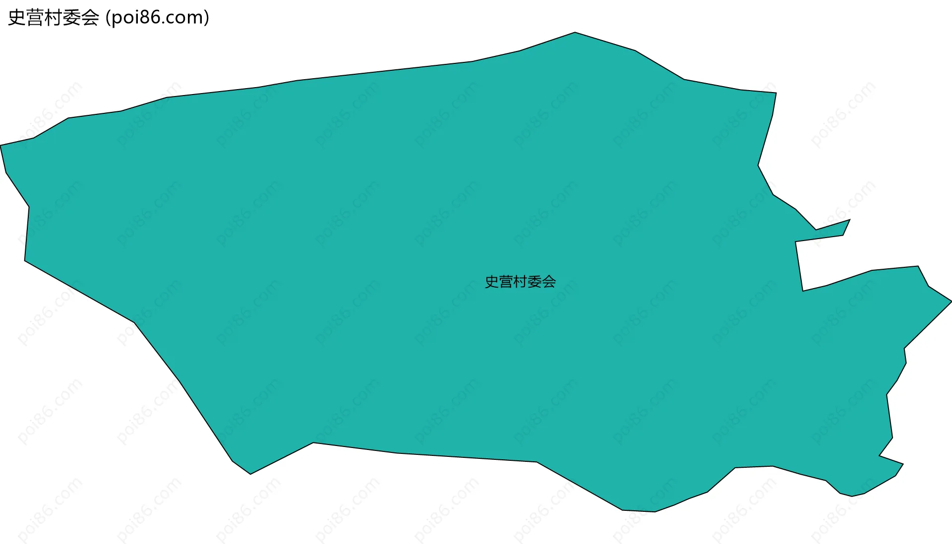 史营村委会边界地图