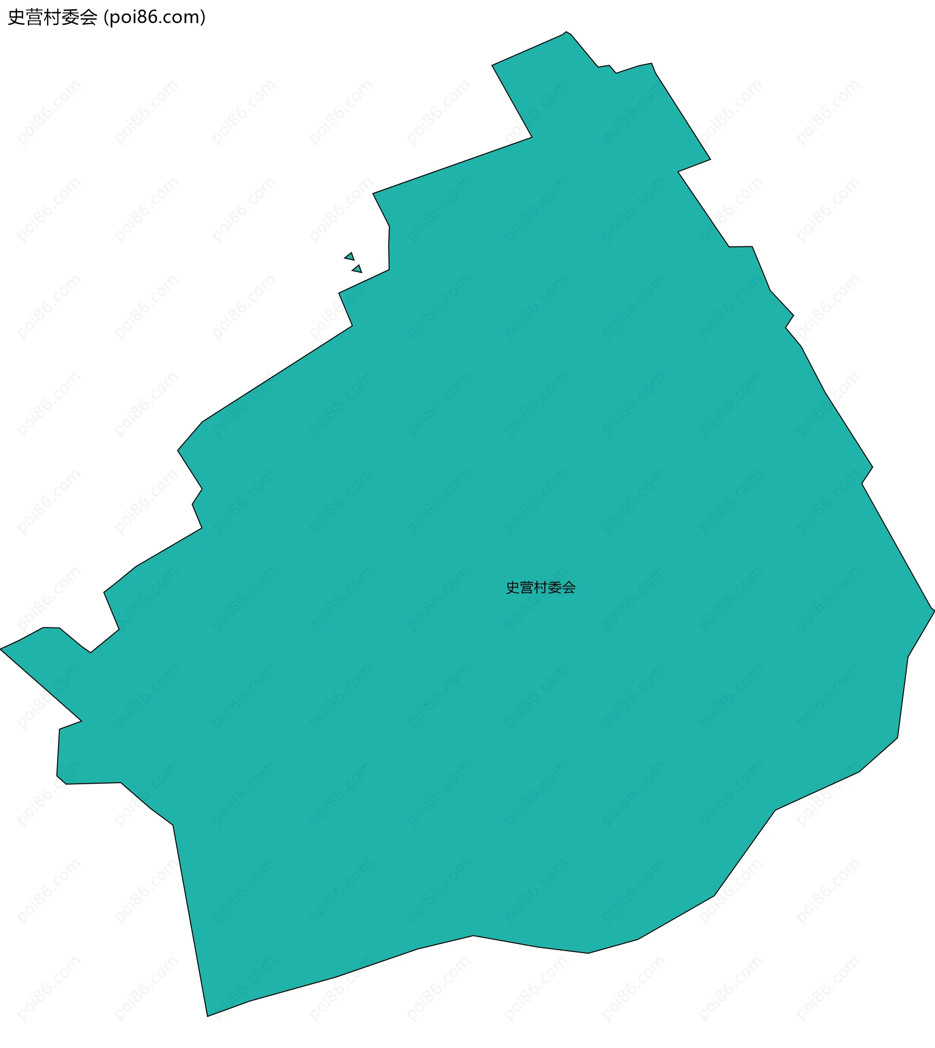 史营村委会边界地图