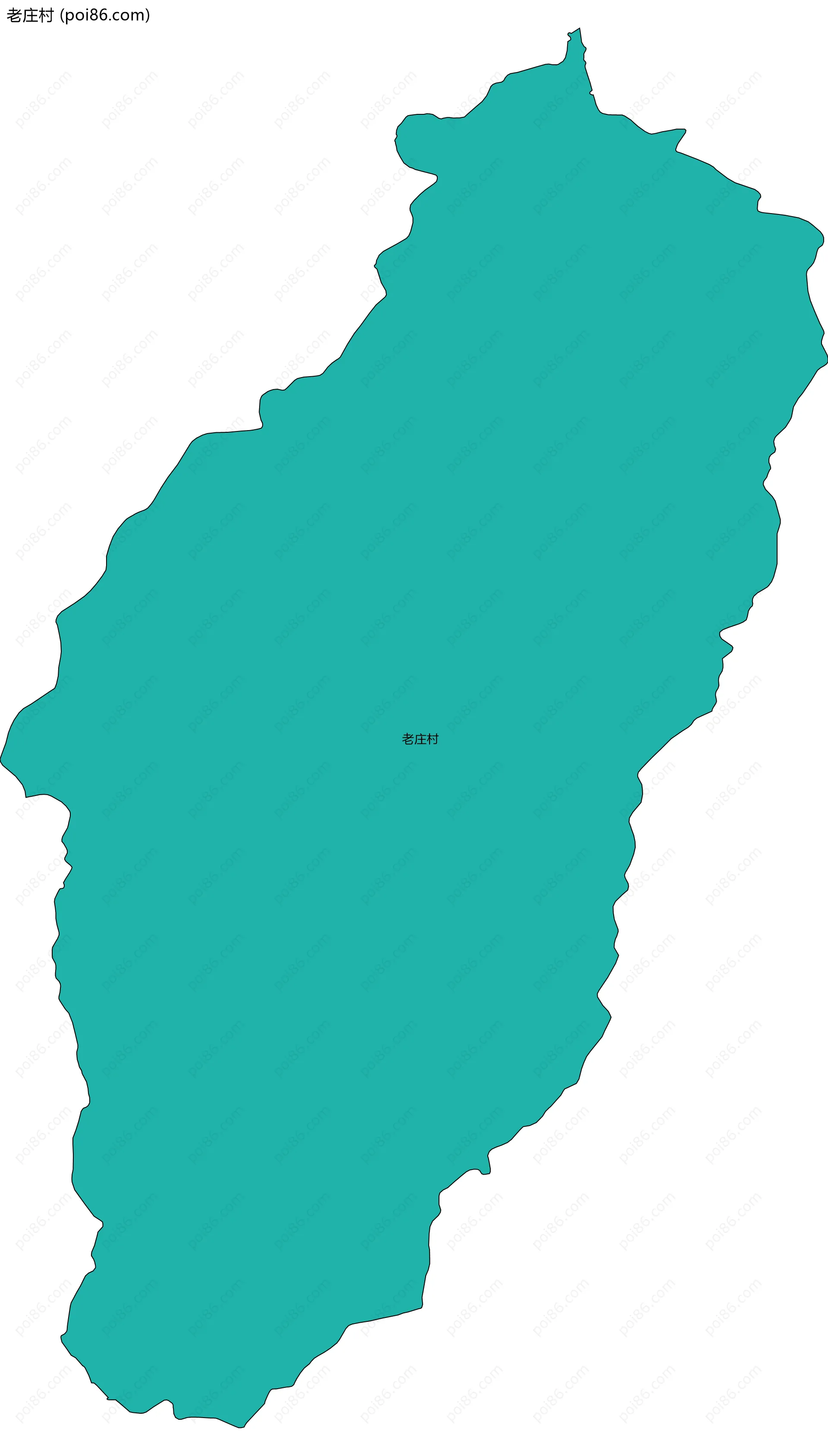 老庄村边界地图