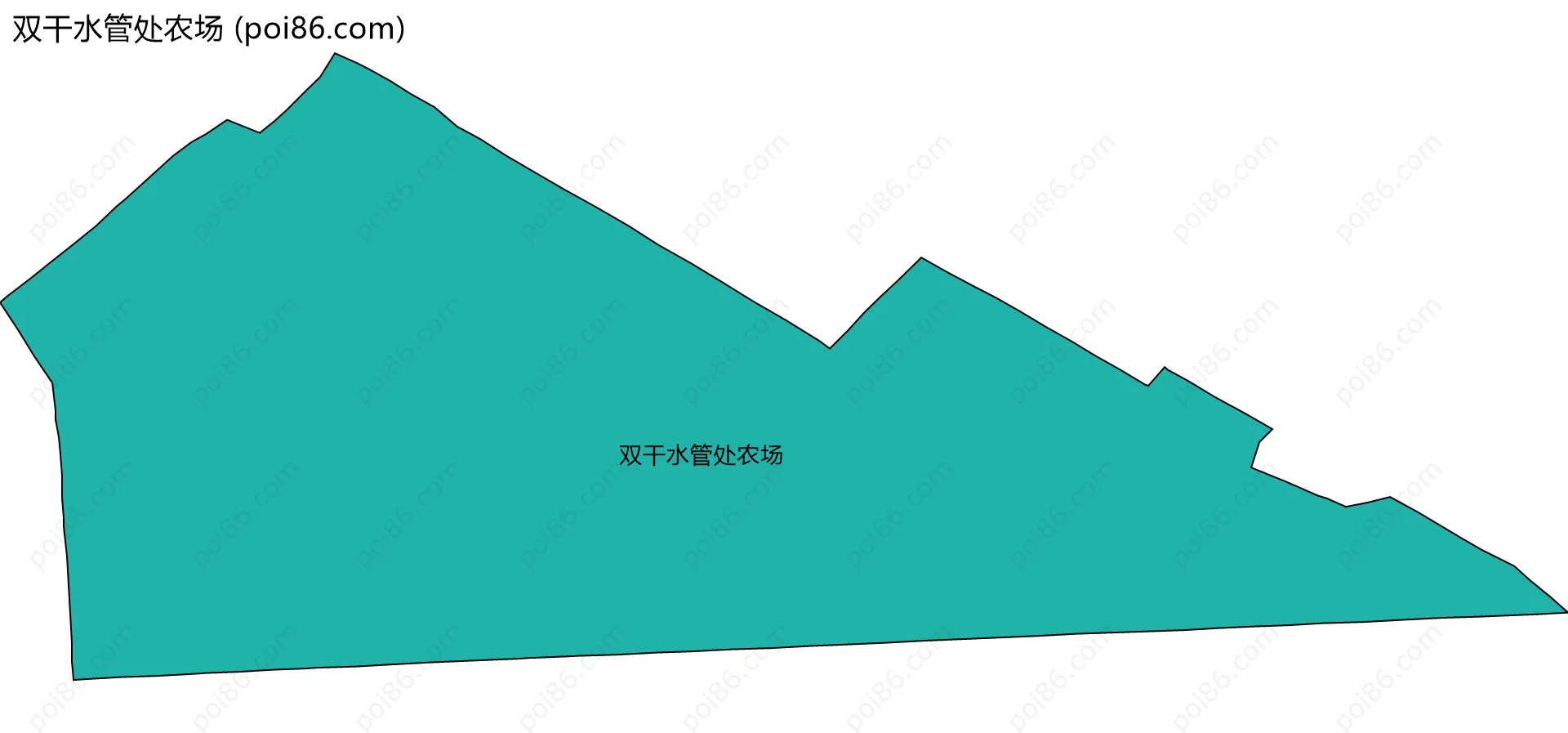 双干水管处农场边界地图