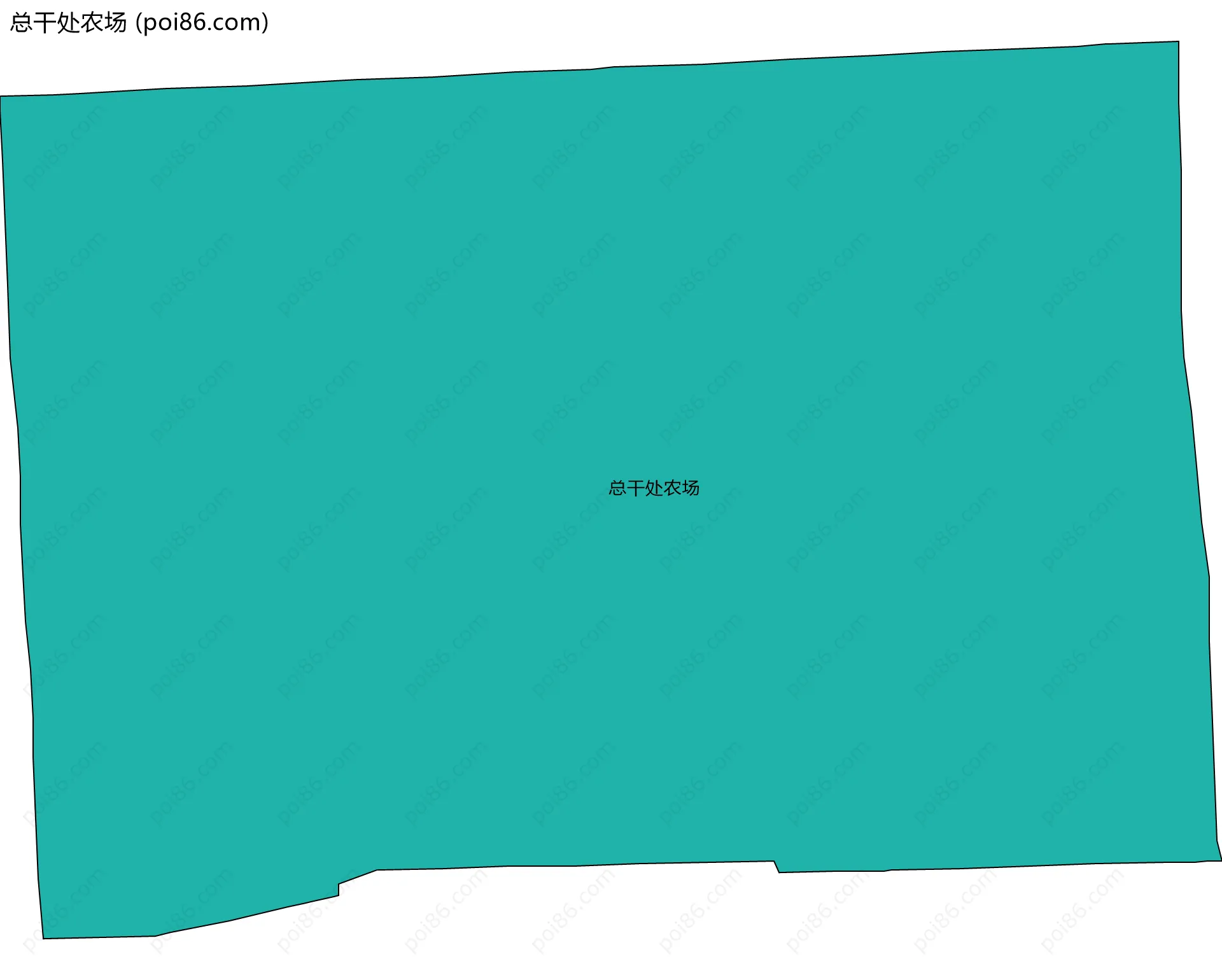 总干处农场边界地图