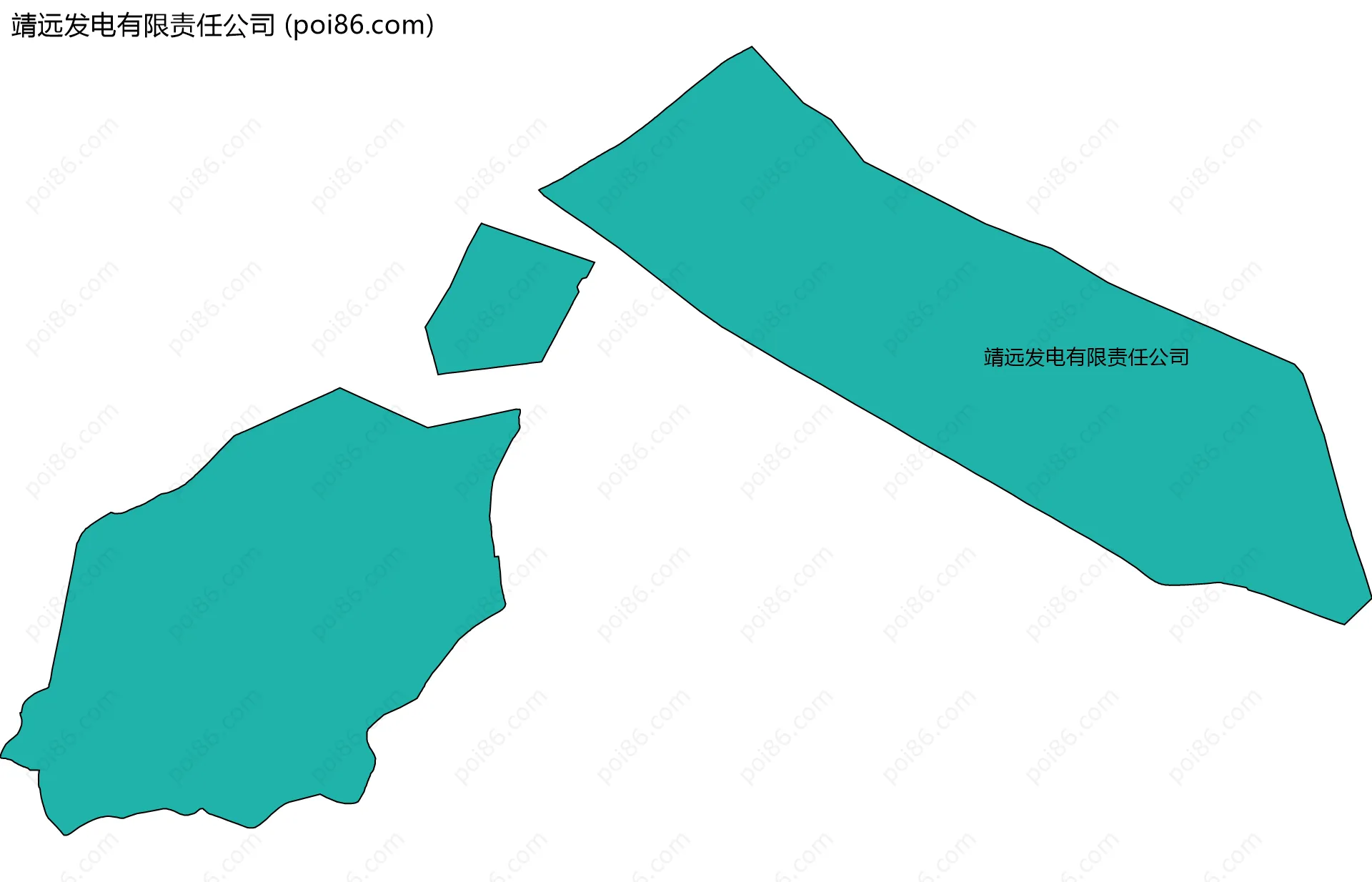 靖远发电有限责任公司边界地图