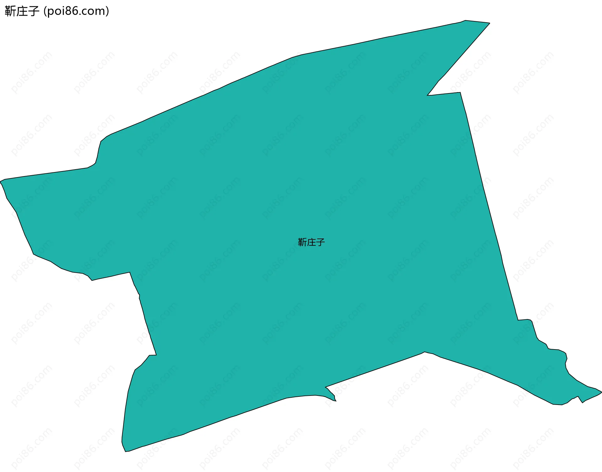 靳庄子边界地图