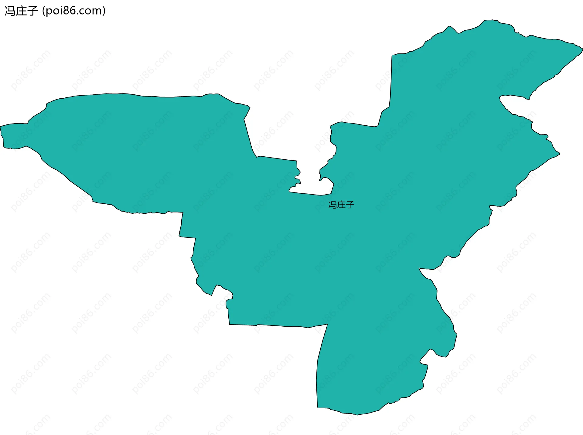 冯庄子边界地图
