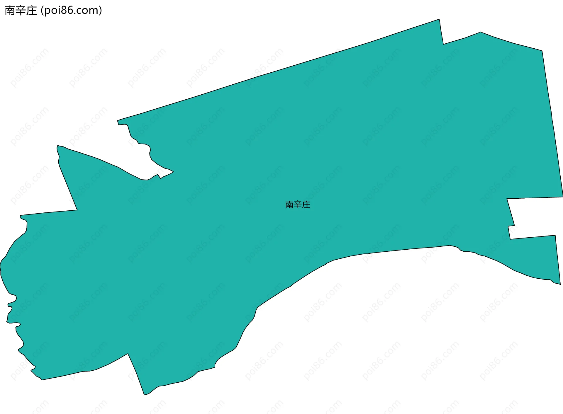 南辛庄边界地图