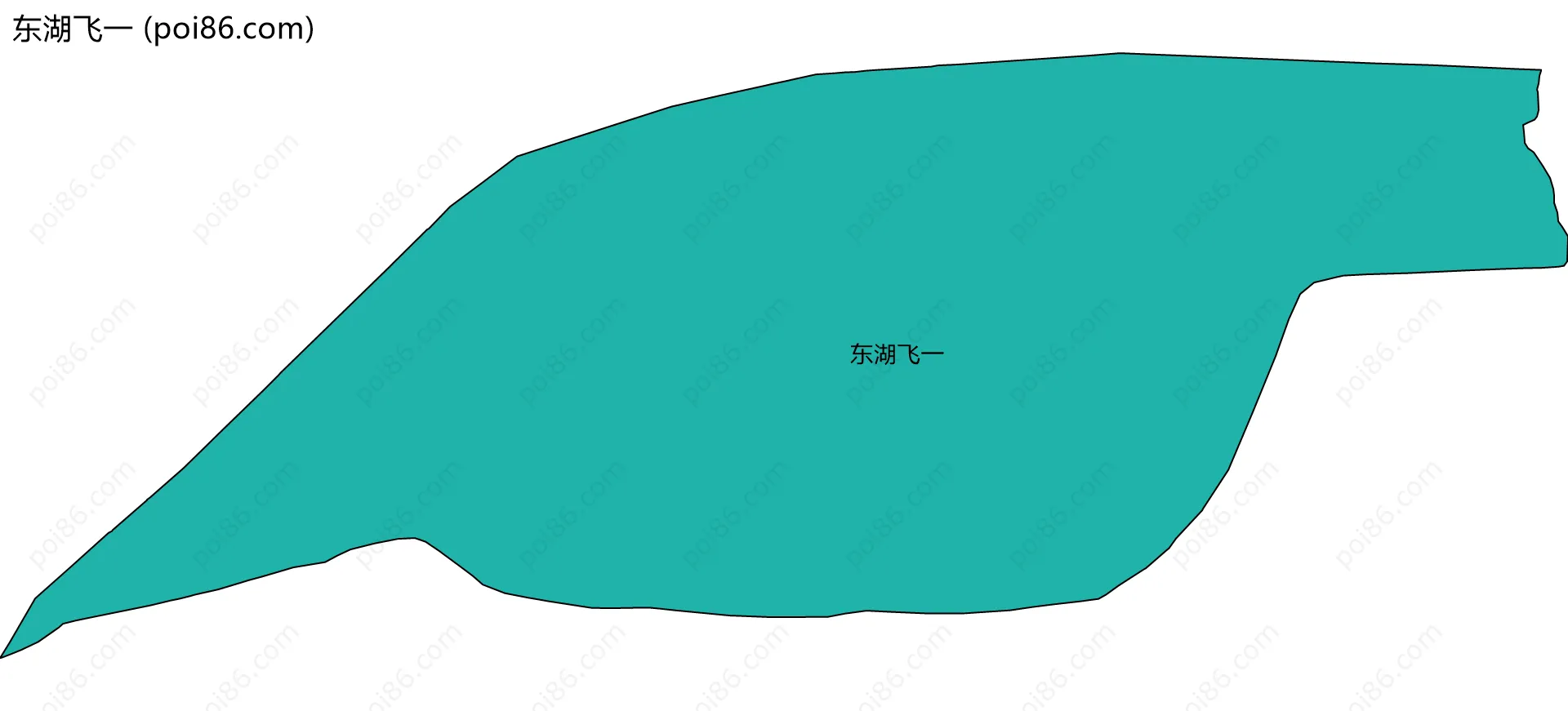 东湖飞一边界地图