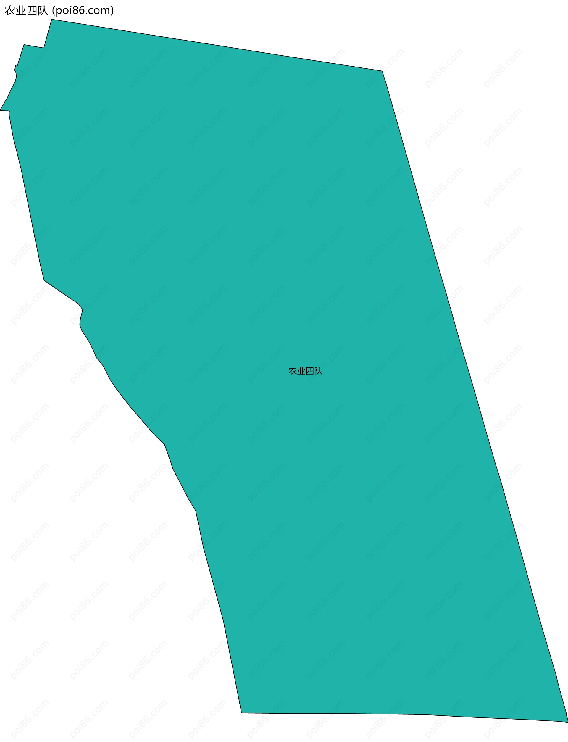 农业四队边界地图