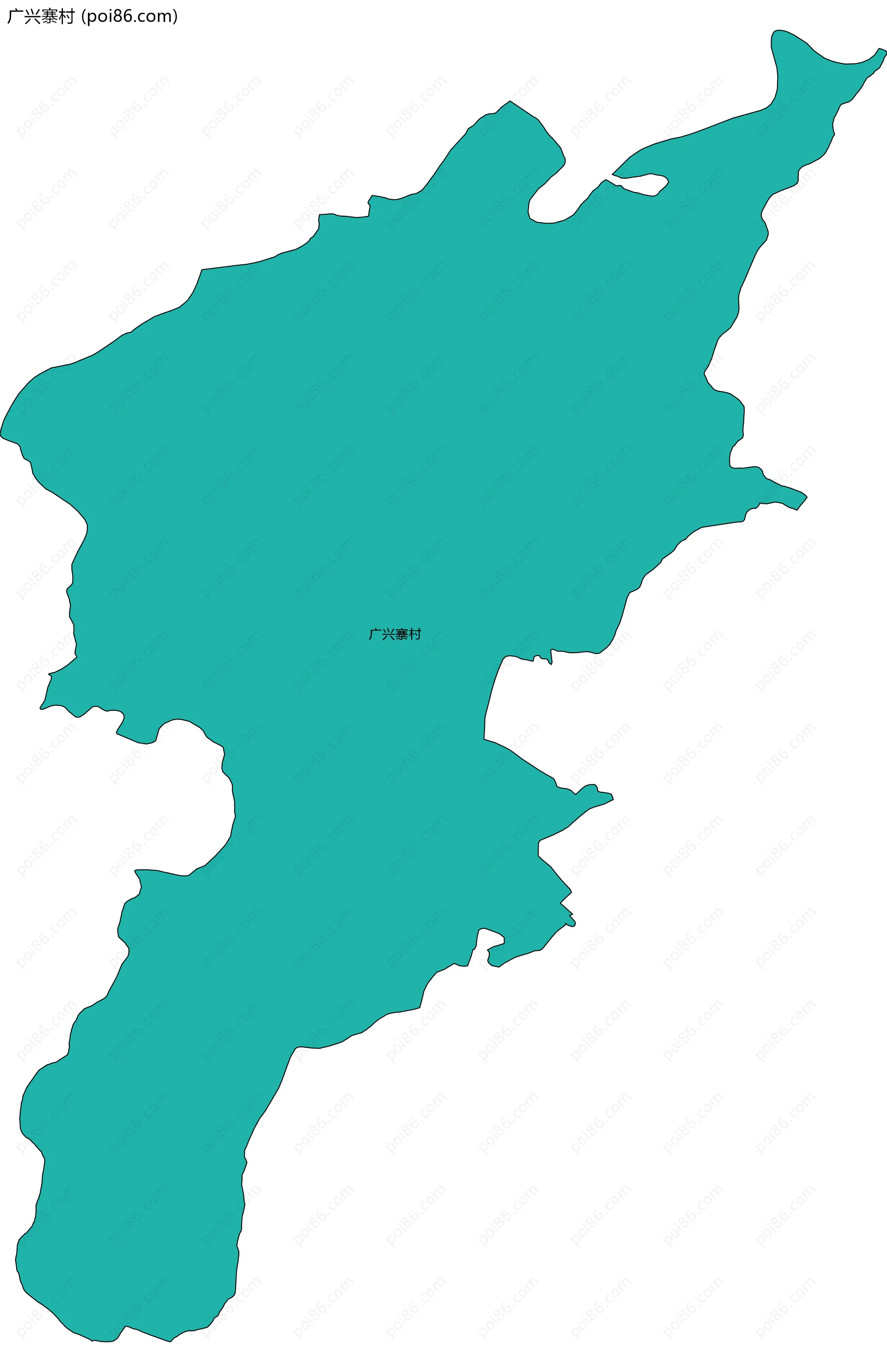 广兴寨村边界地图