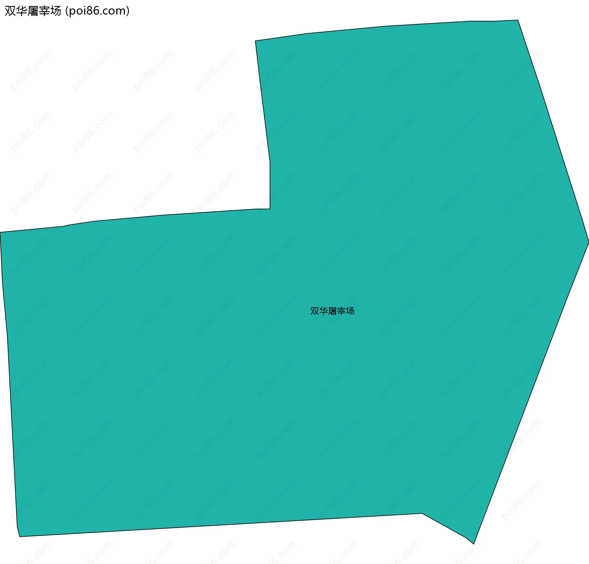 双华屠宰场边界地图