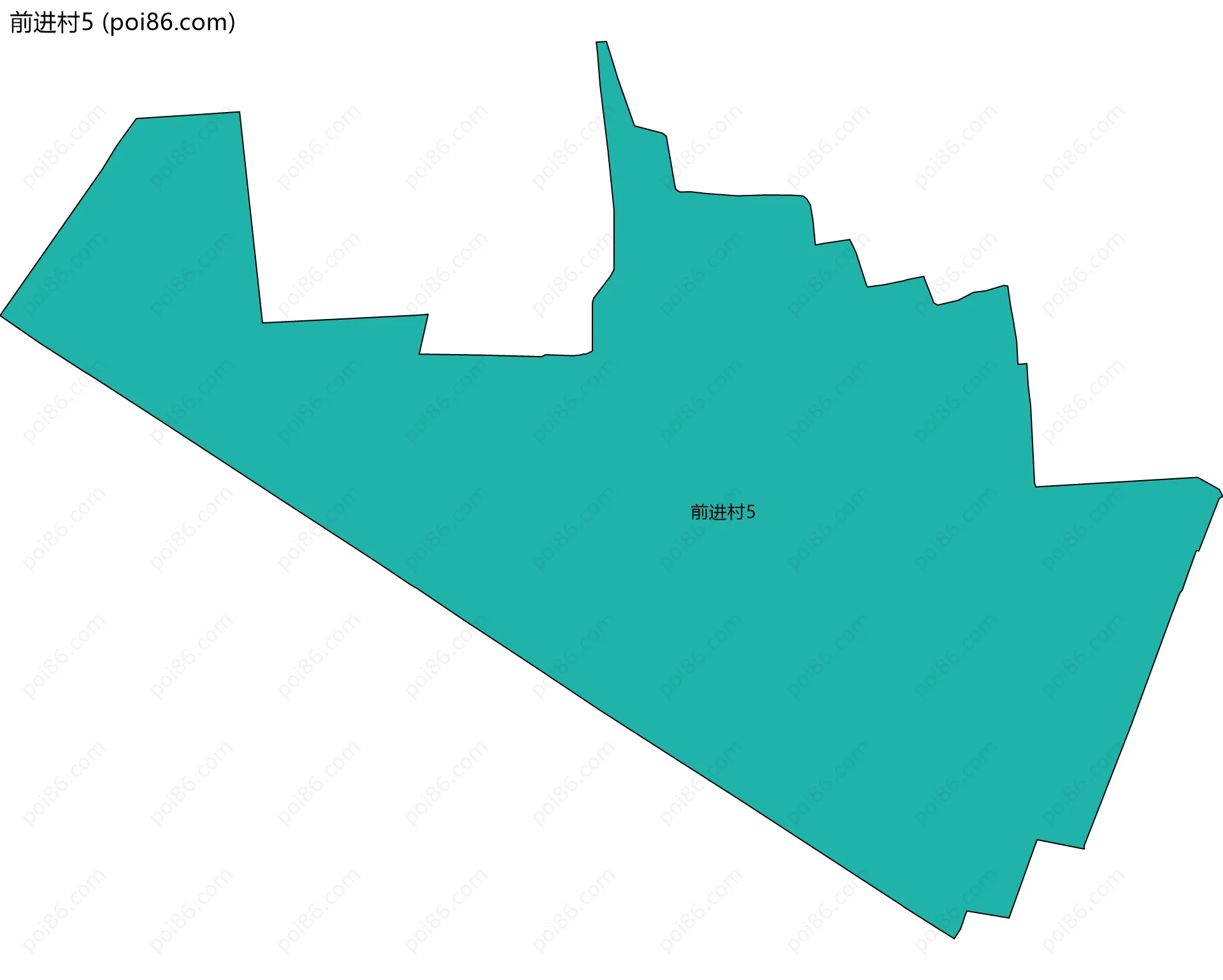 前进村5边界地图