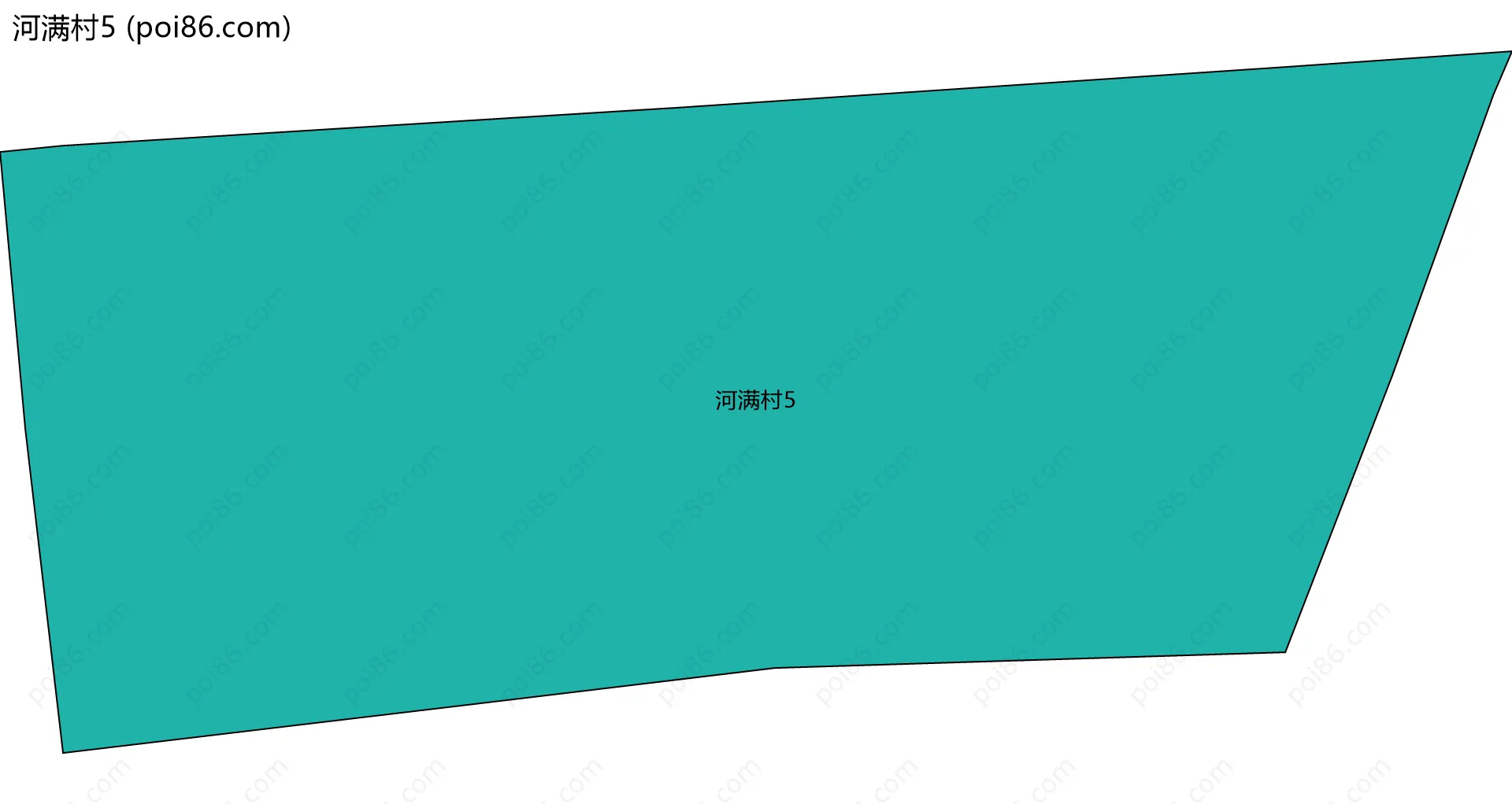 河满村5边界地图