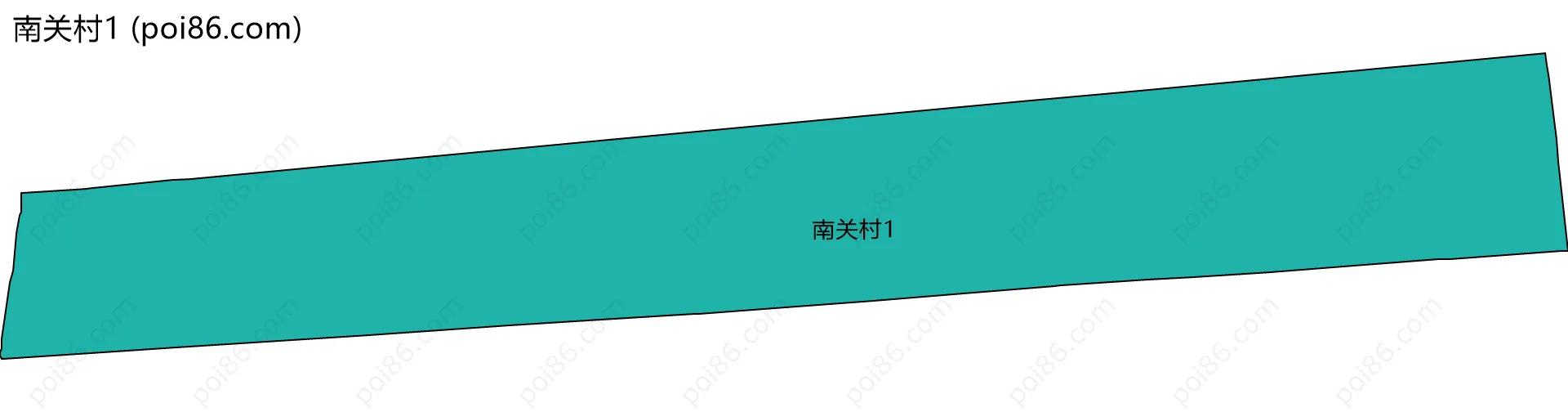 南关村1边界地图