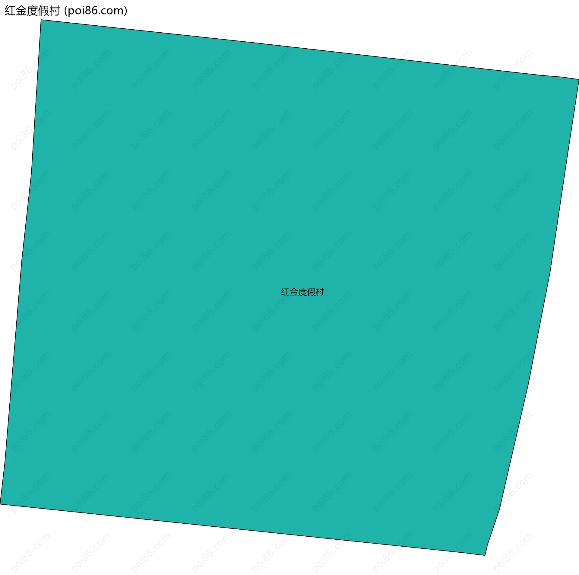 红金度假村边界地图