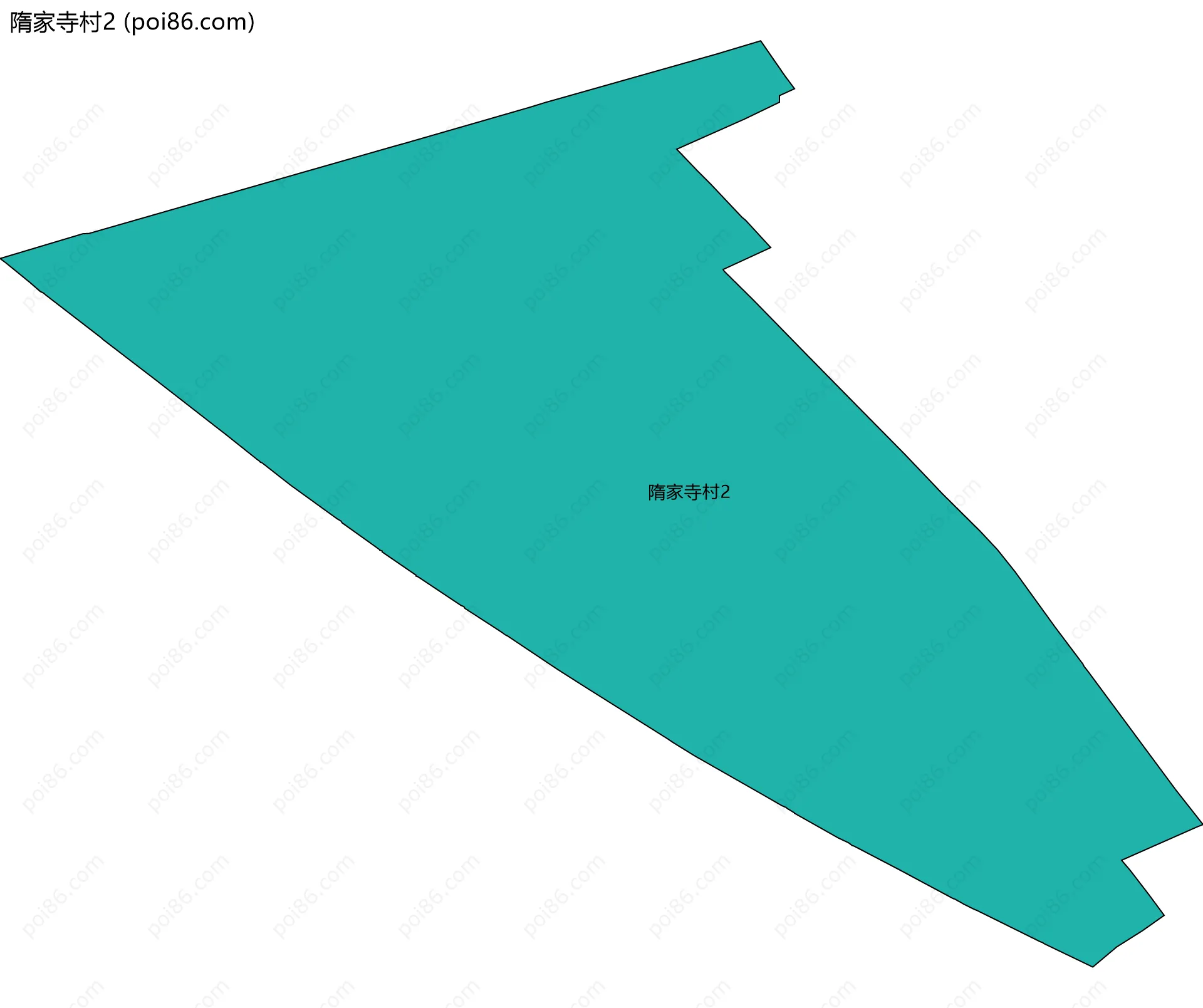 隋家寺村2边界地图