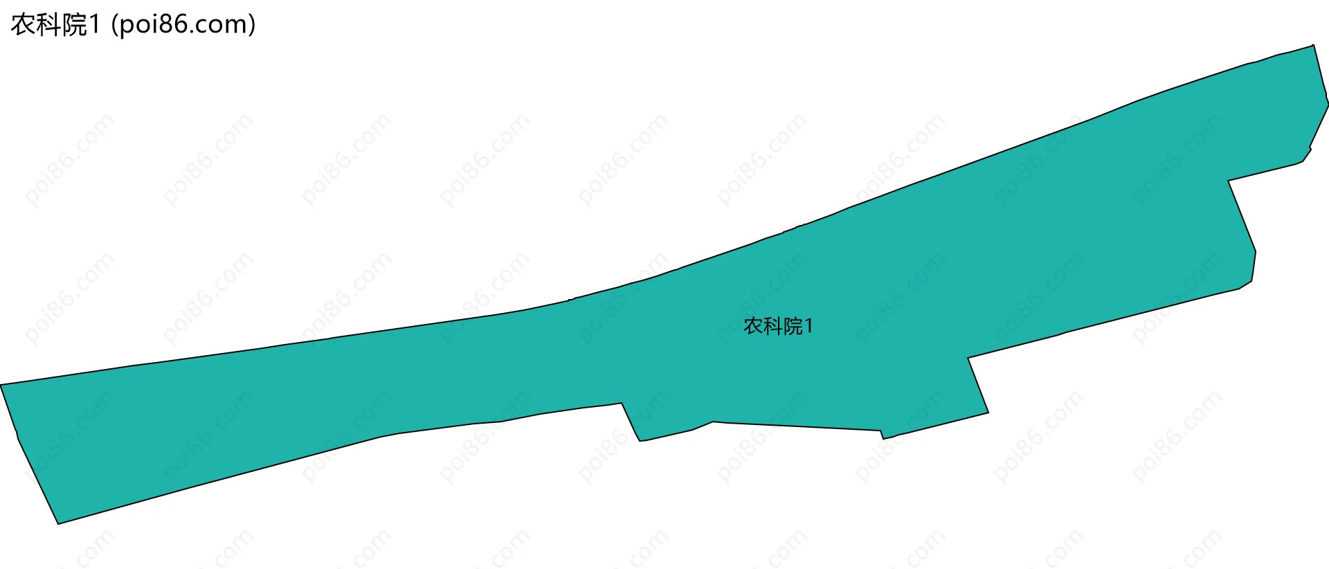 农科院1边界地图