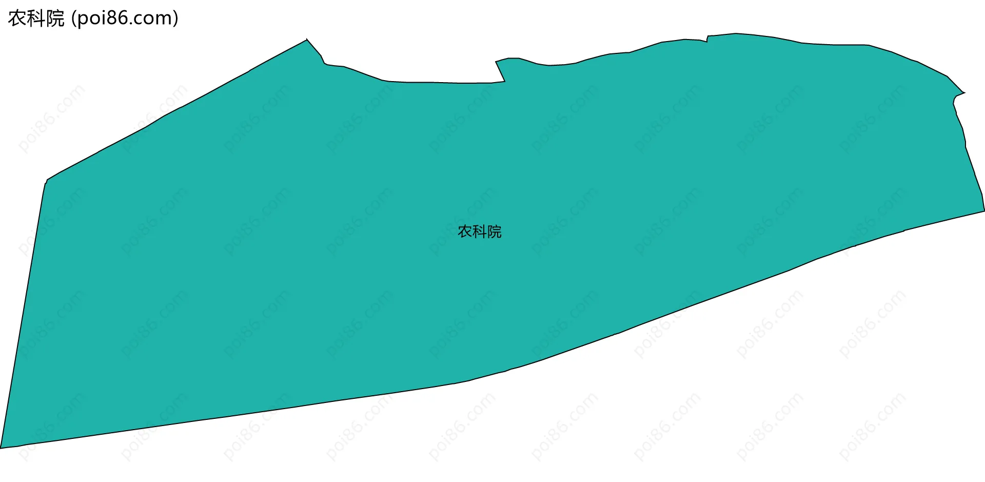 农科院边界地图