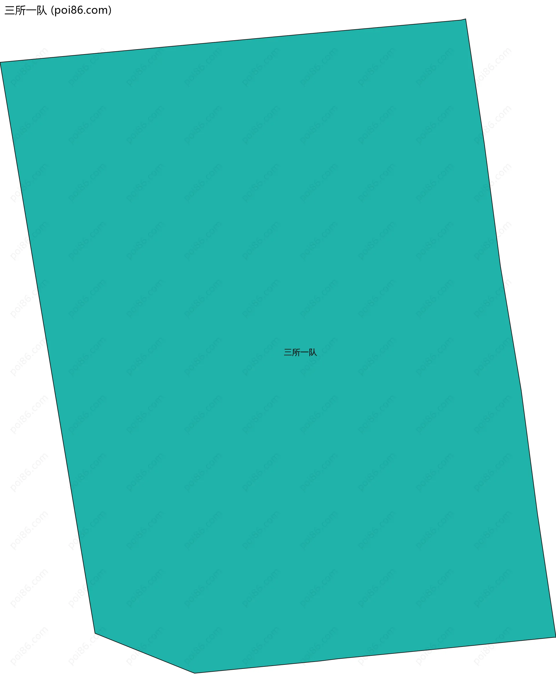 三所一队边界地图