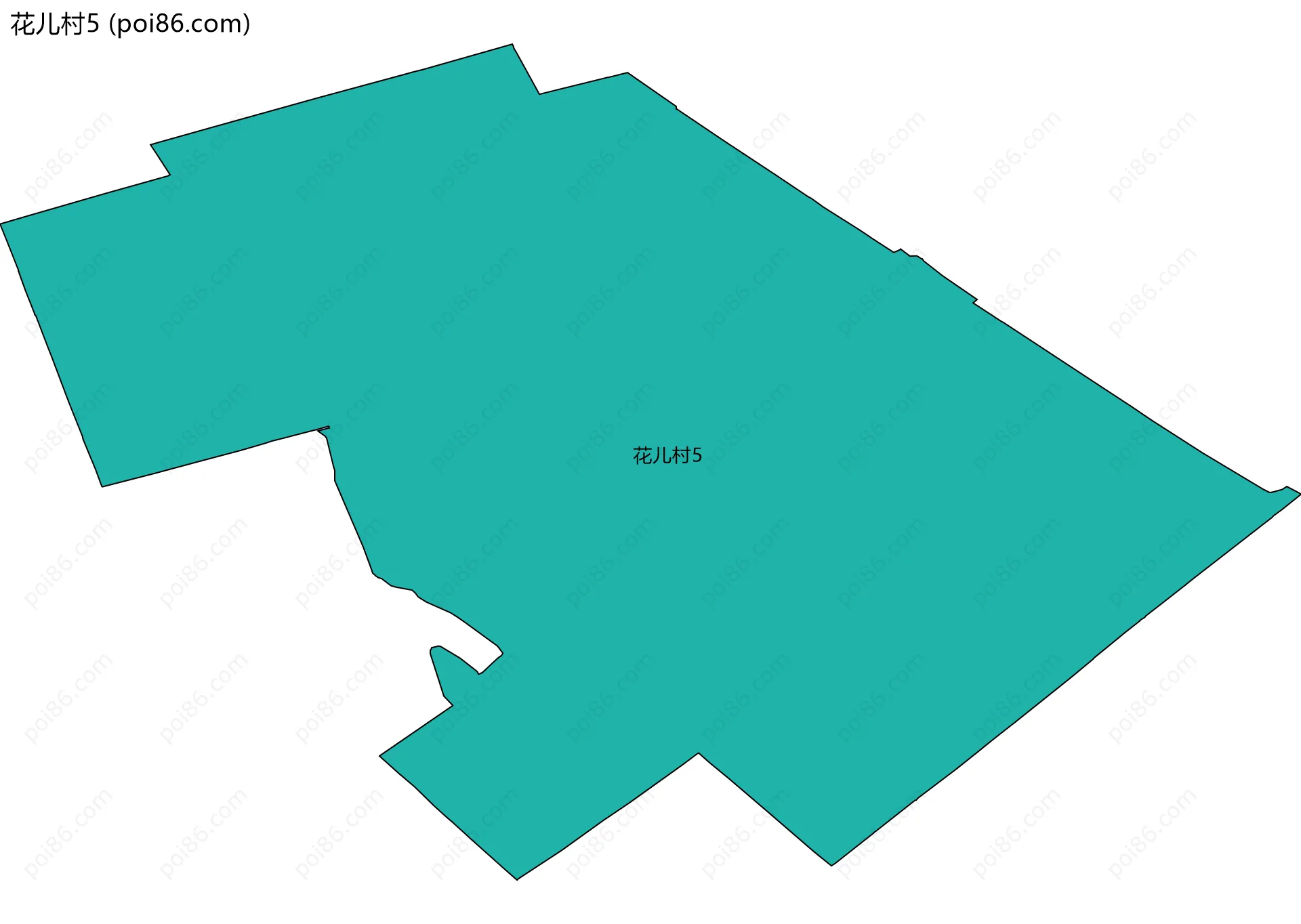 花儿村5边界地图
