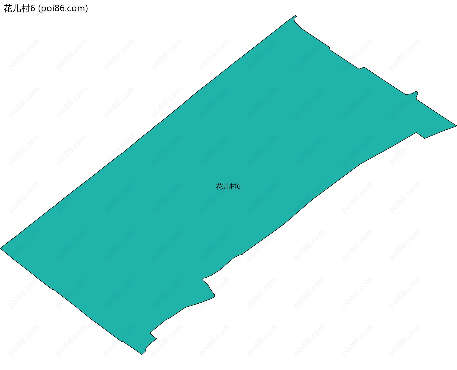 花儿村6边界地图