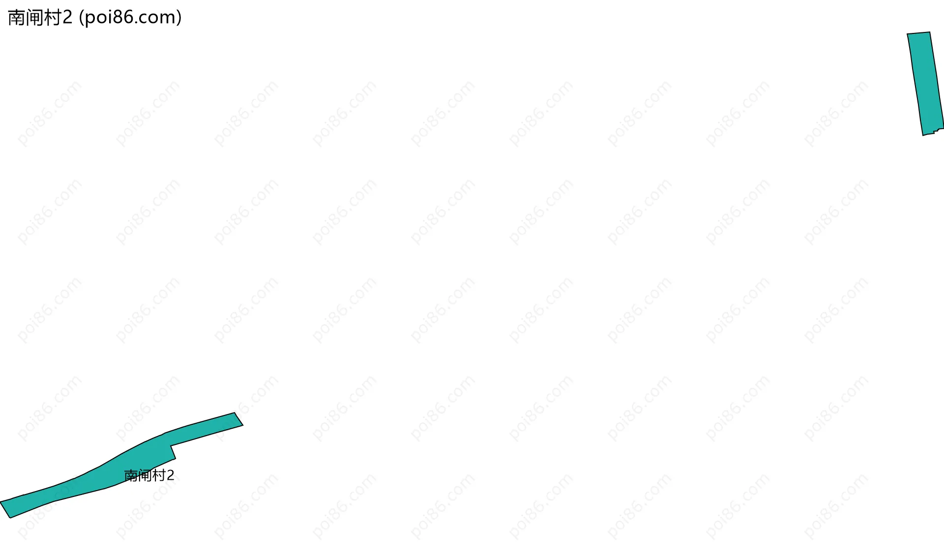 南闸村2边界地图