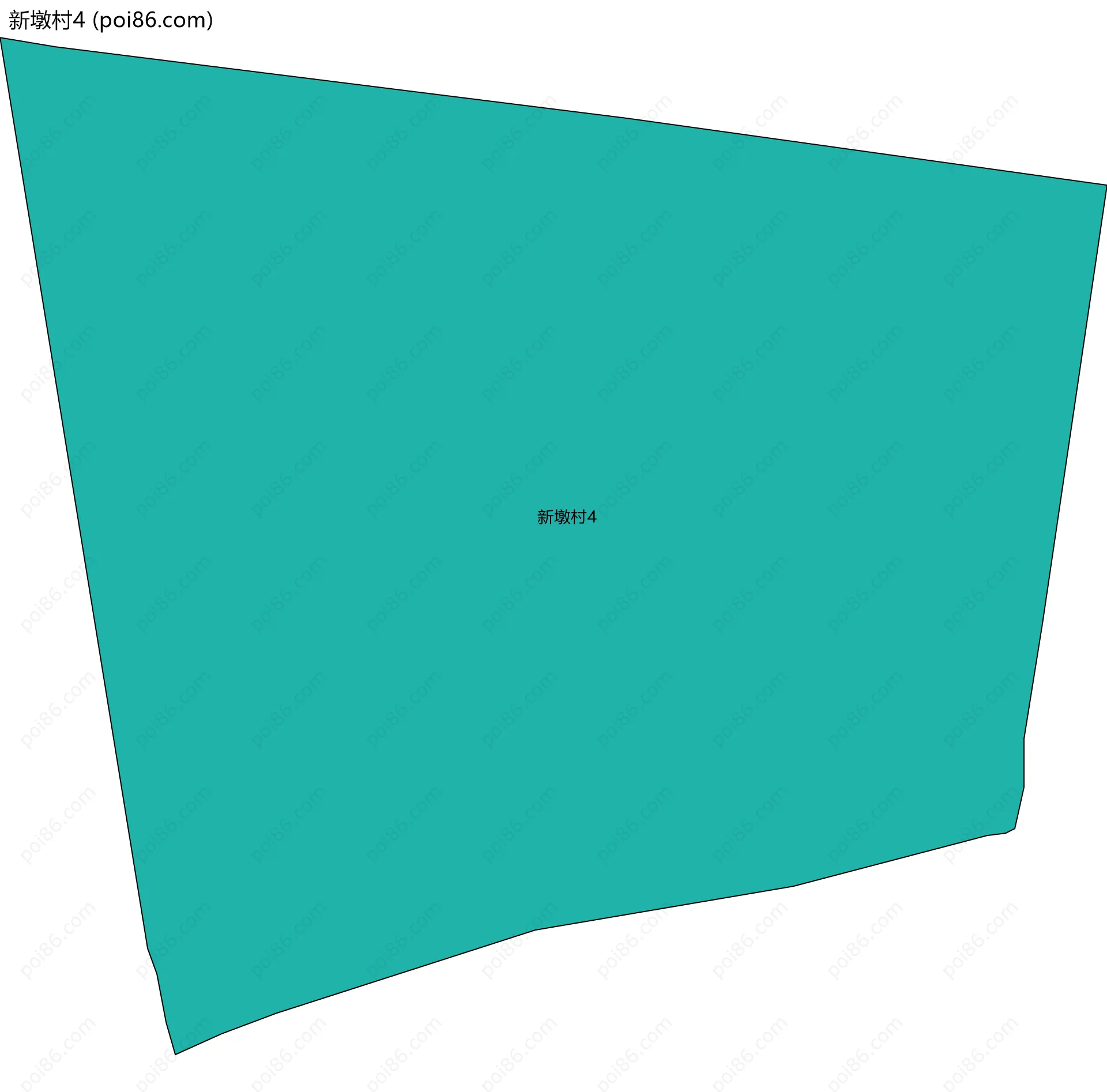 新墩村4边界地图