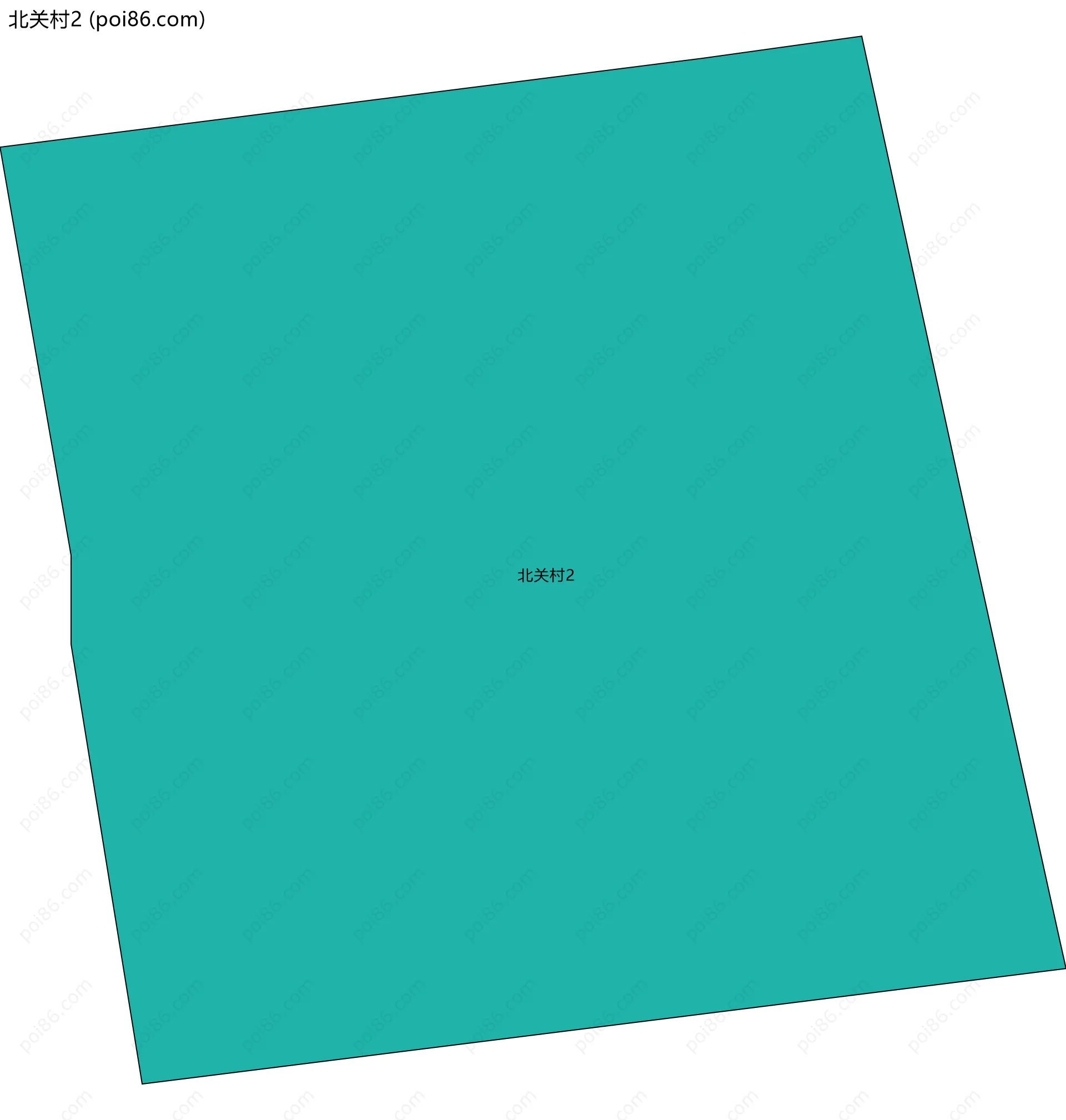 北关村2边界地图