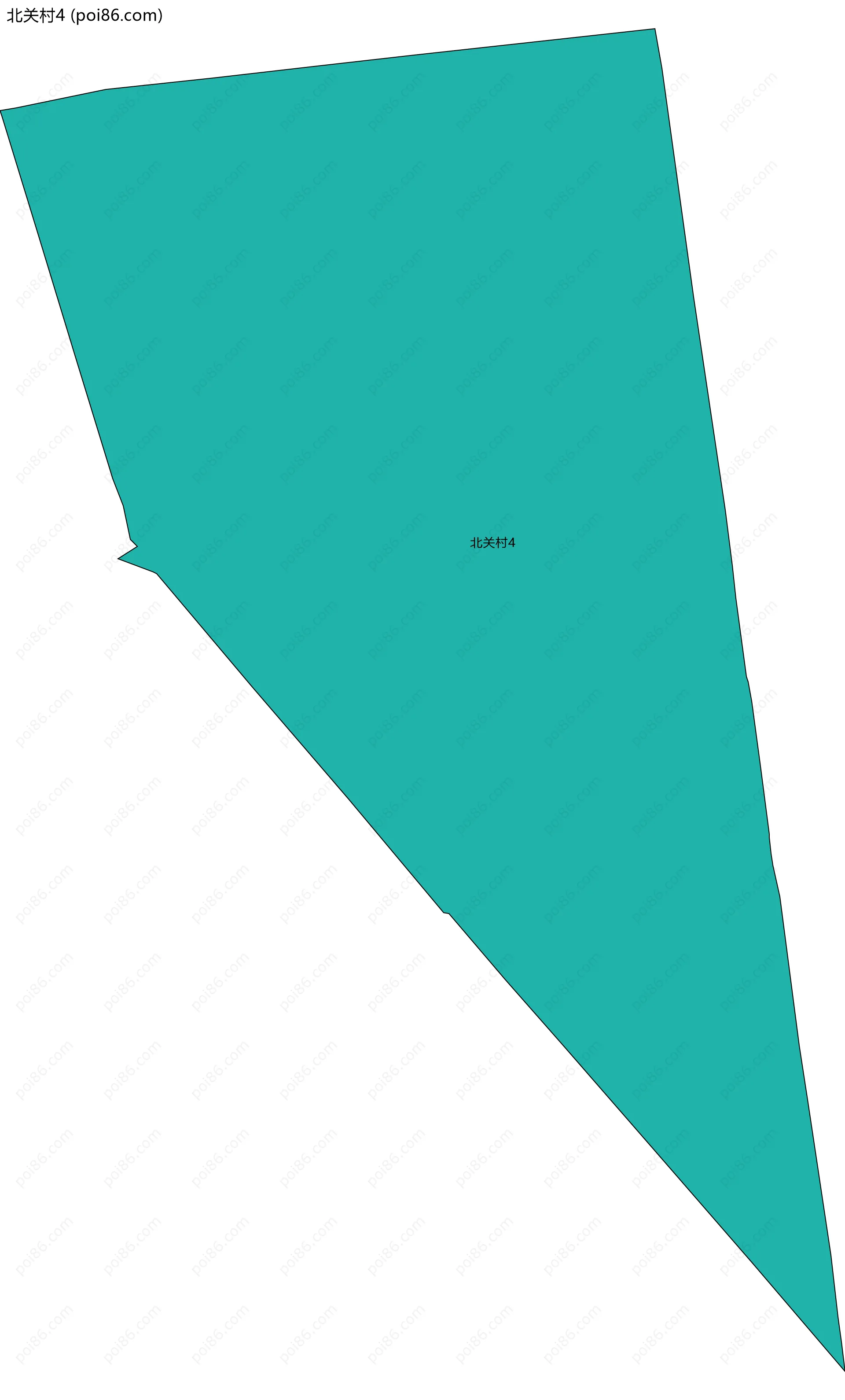 北关村4边界地图
