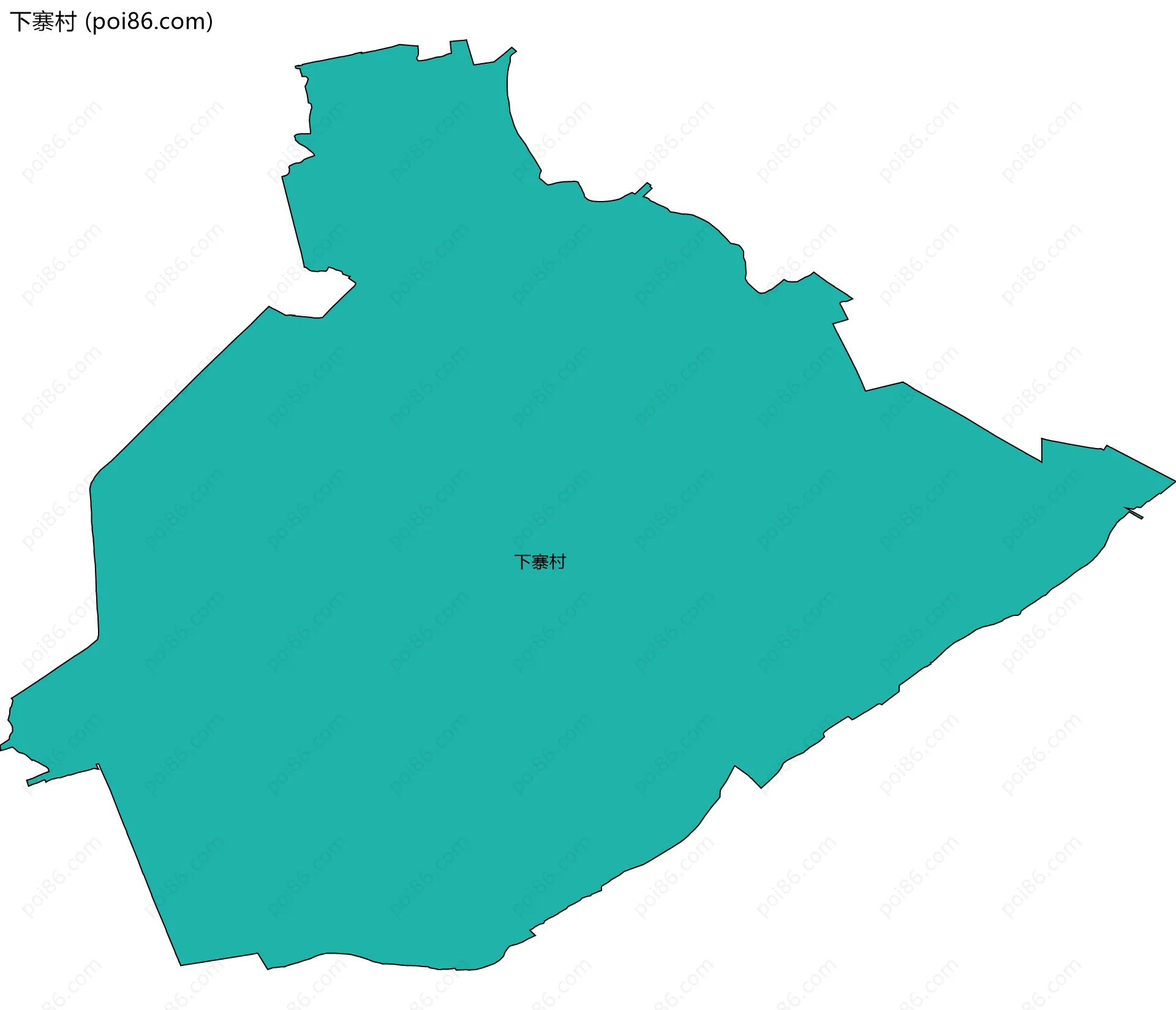 下寨村边界地图