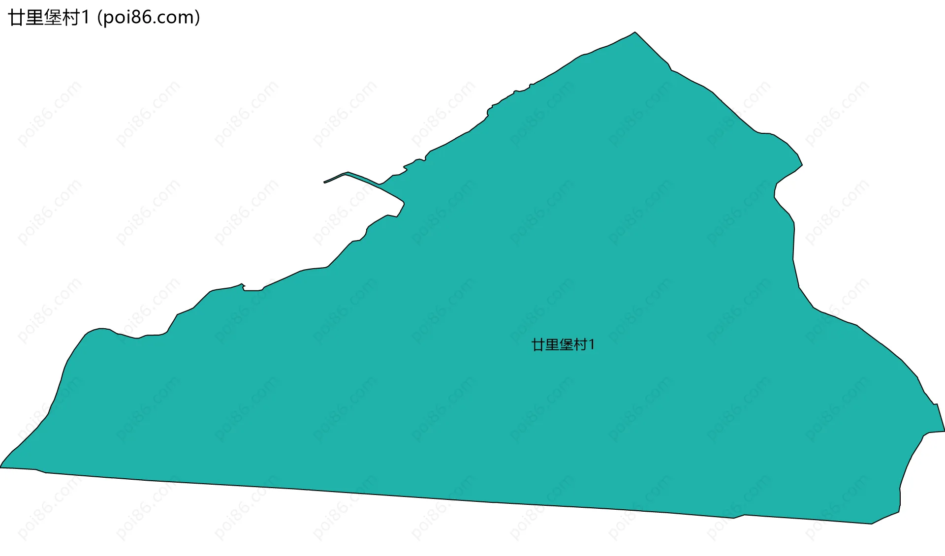 廿里堡村1边界地图