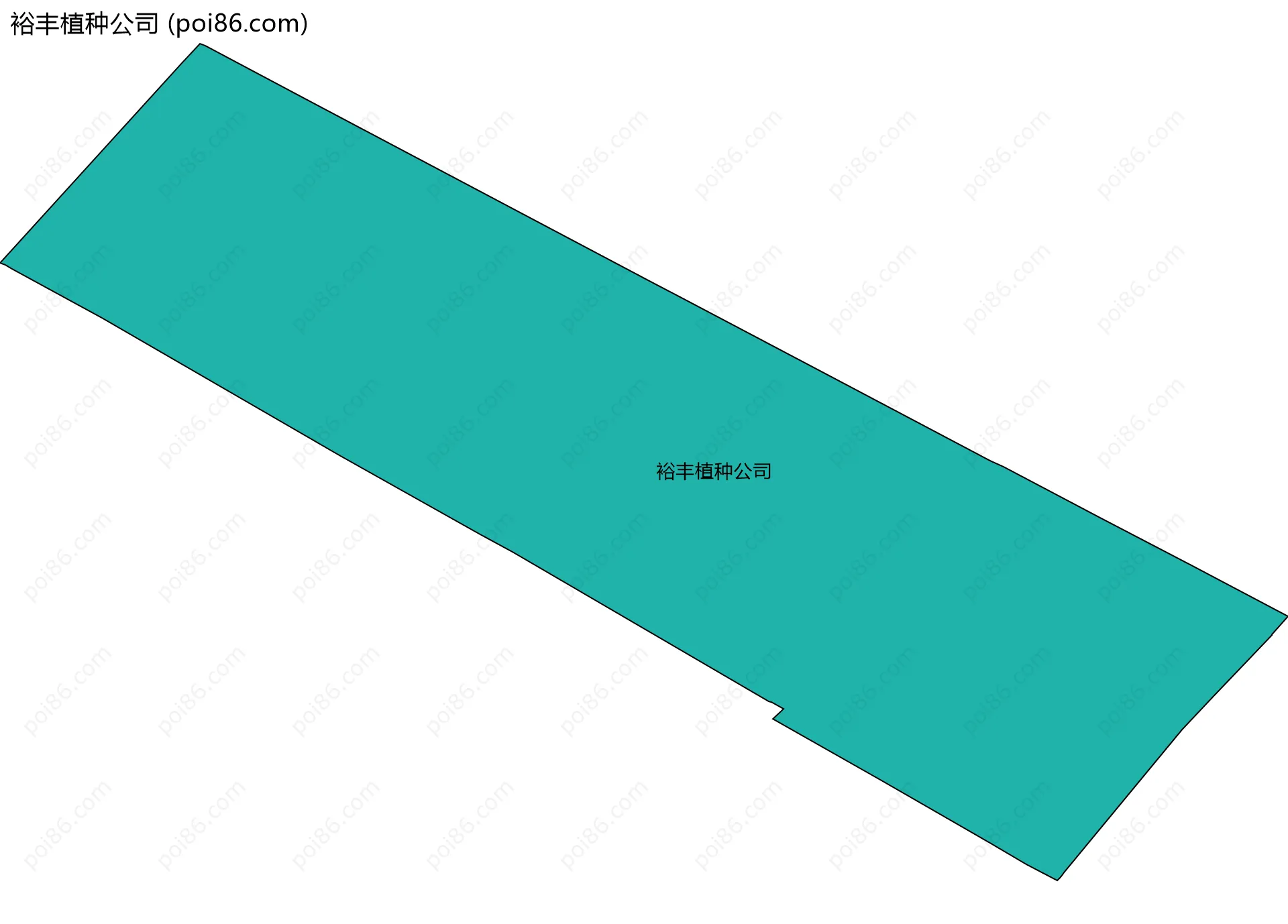 裕丰植种公司边界地图