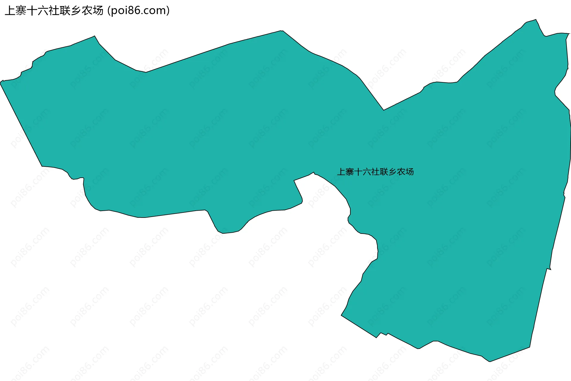上寨十六社联乡农场边界地图