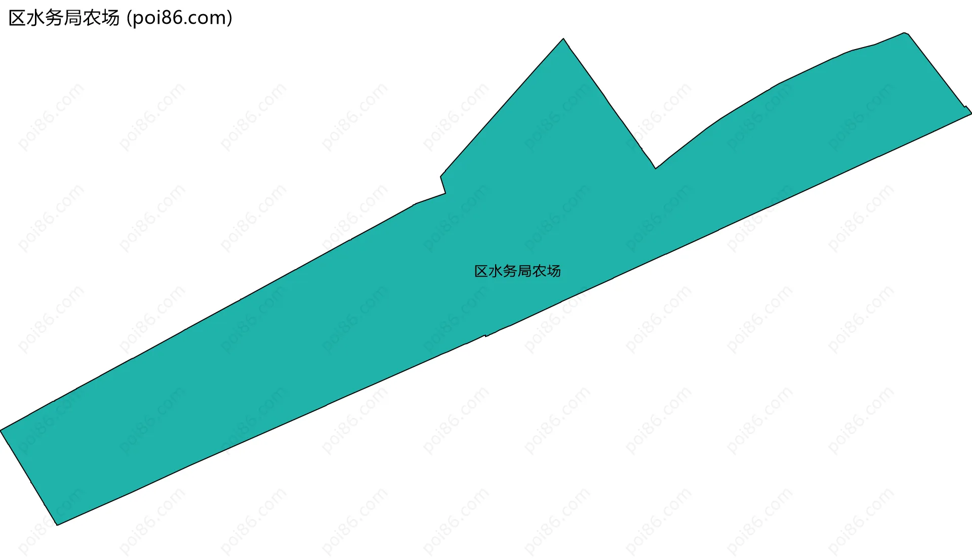 区水务局农场边界地图