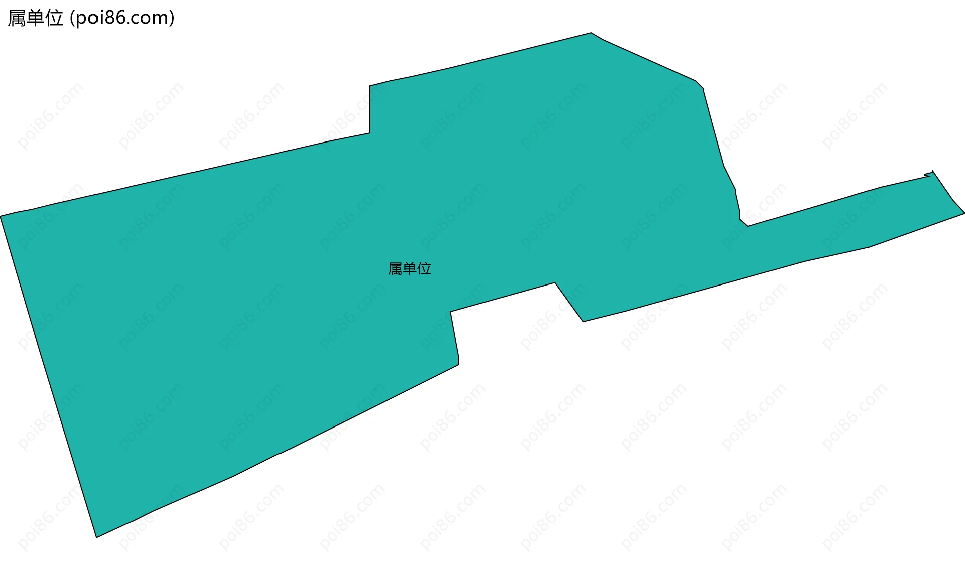 属单位边界地图