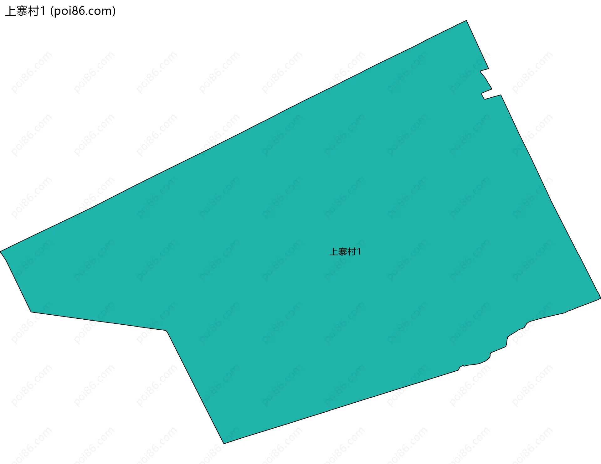 上寨村1边界地图
