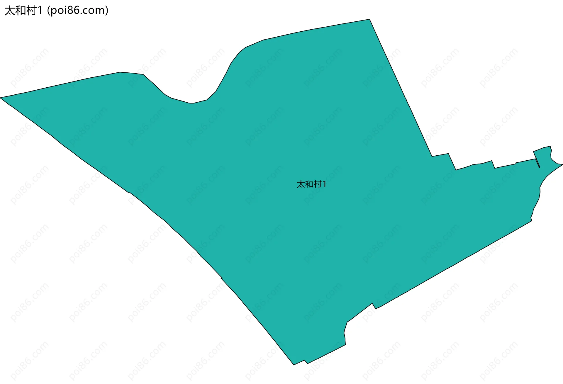 太和村1边界地图