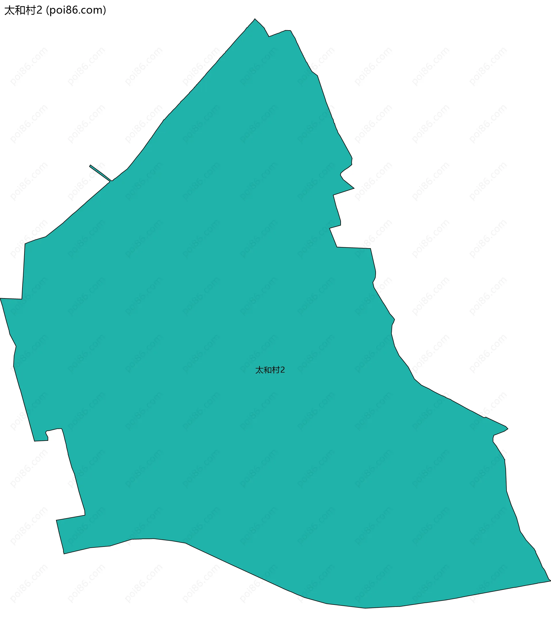 太和村2边界地图