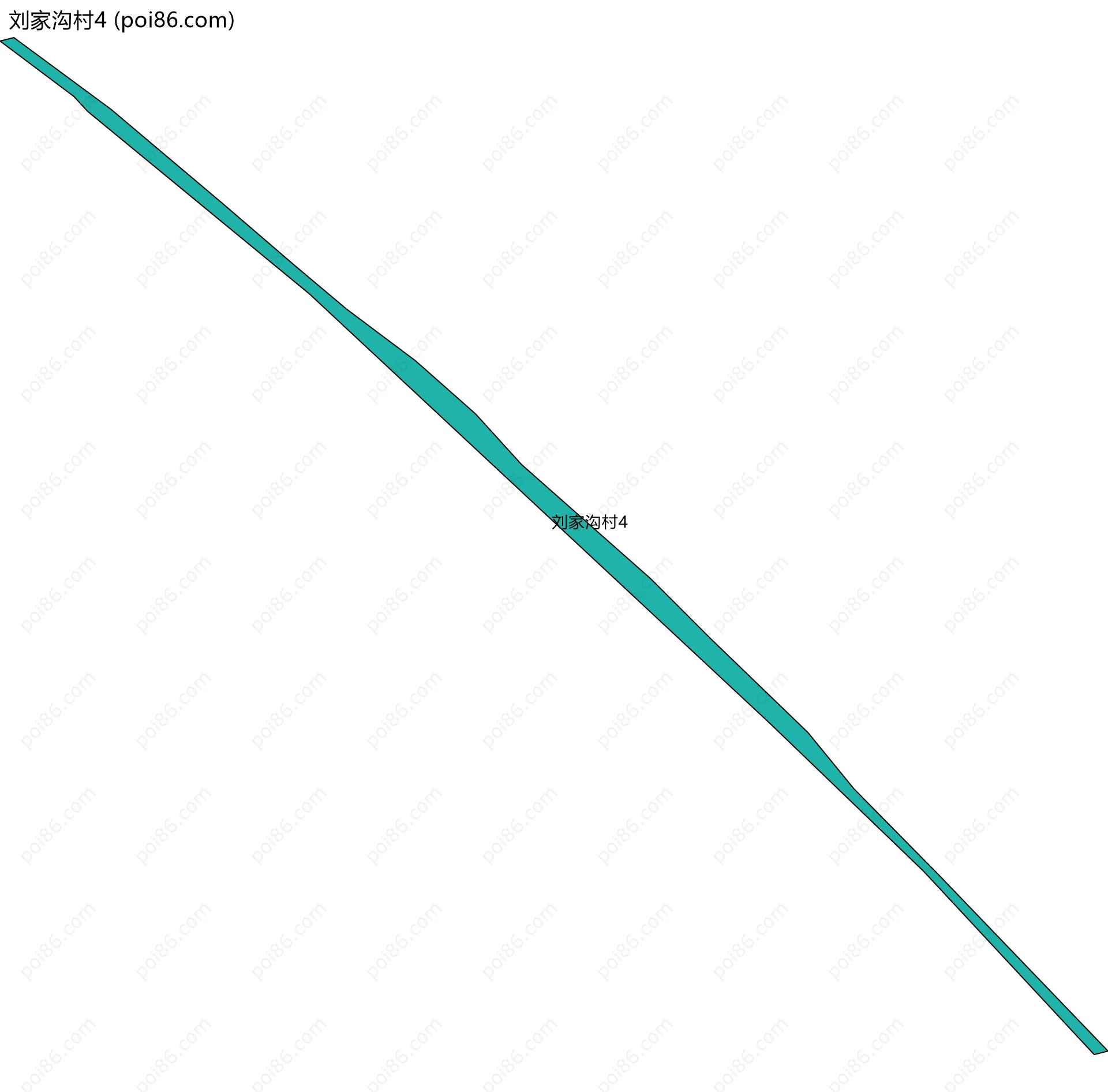 刘家沟村4边界地图