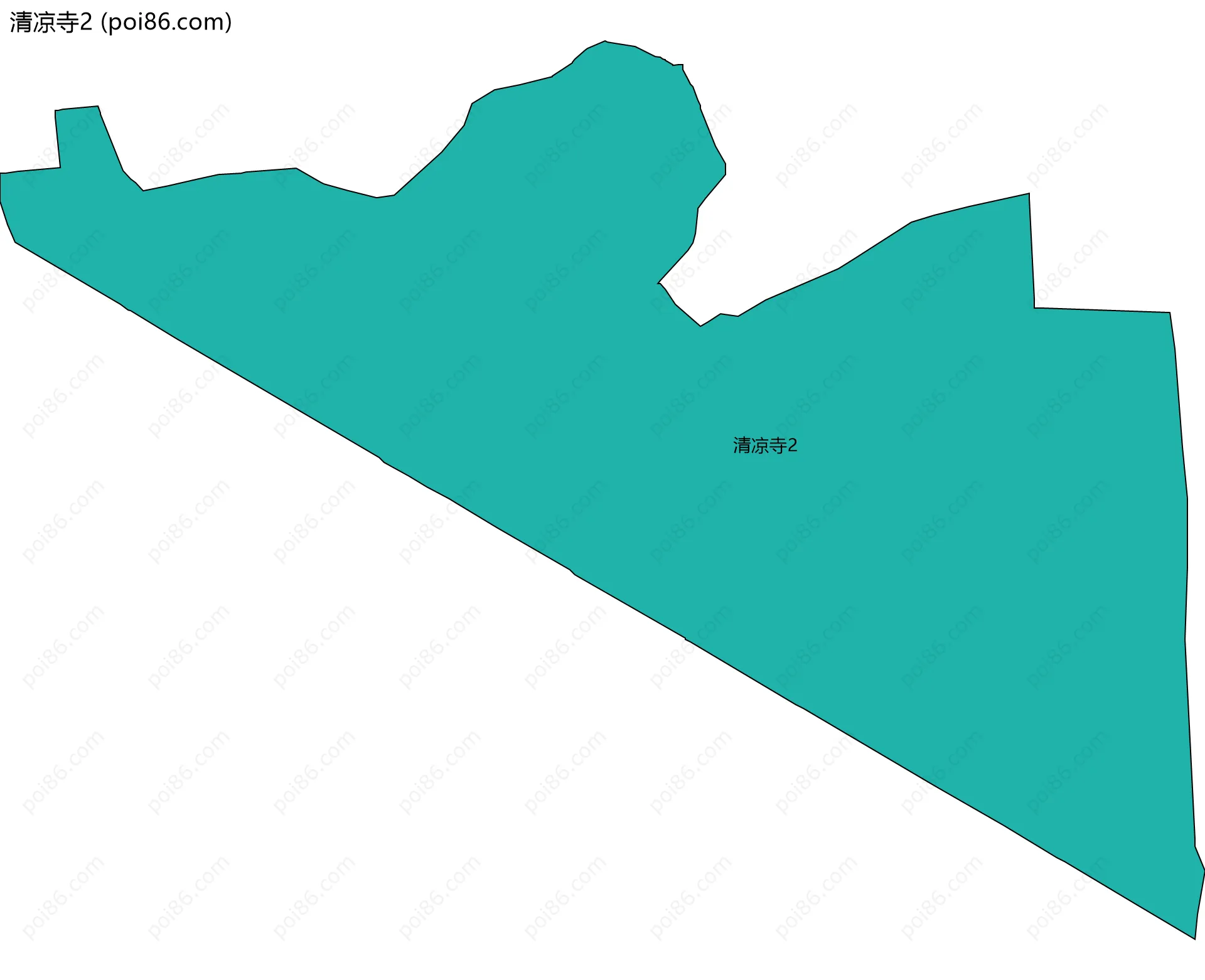 清凉寺2边界地图