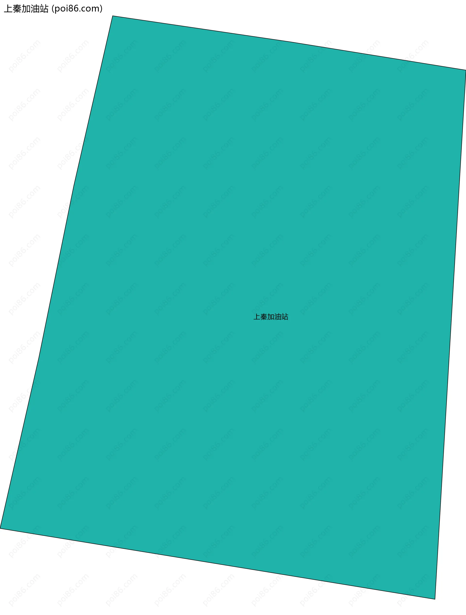 上秦加油站边界地图