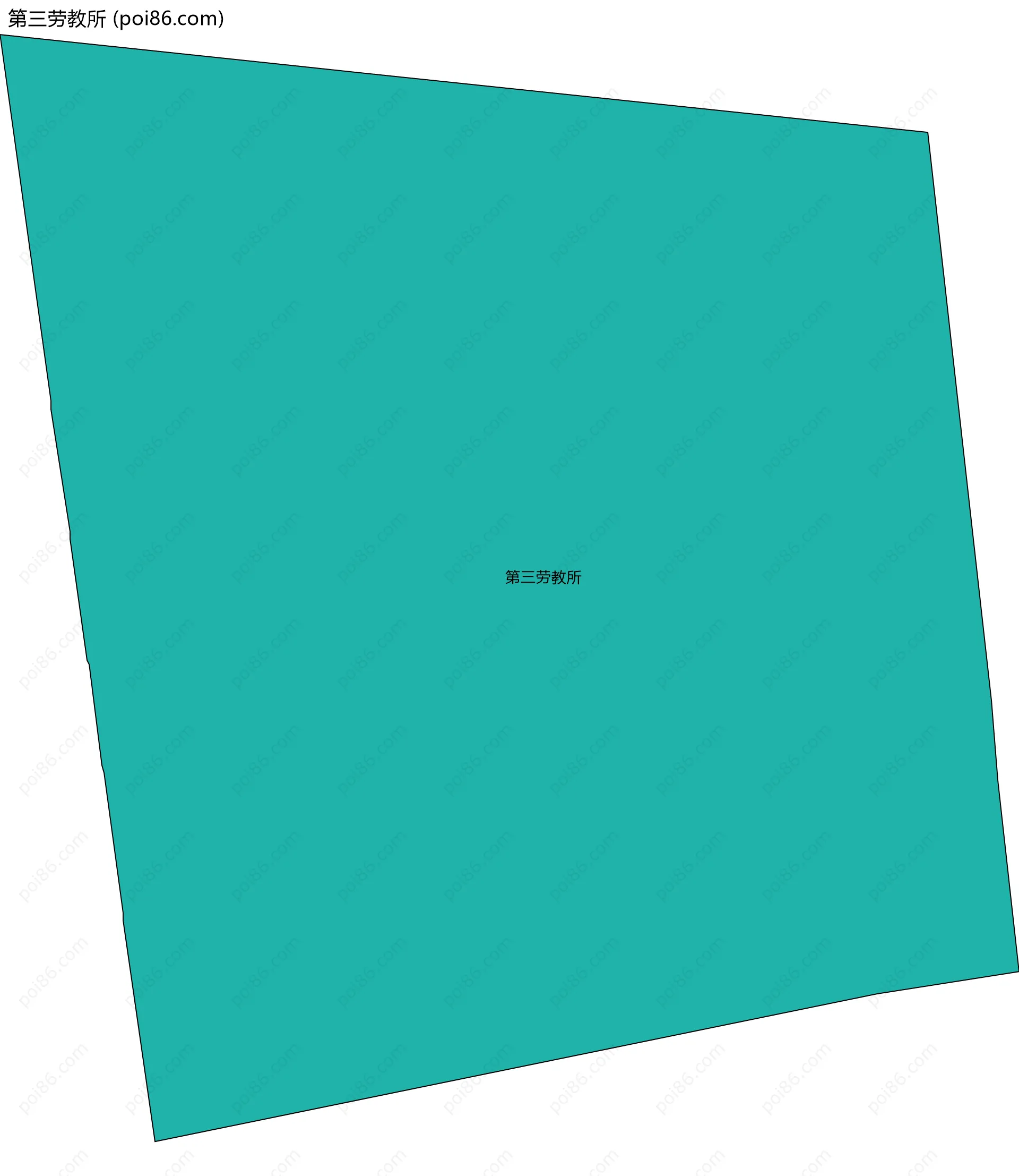 第三劳教所边界地图