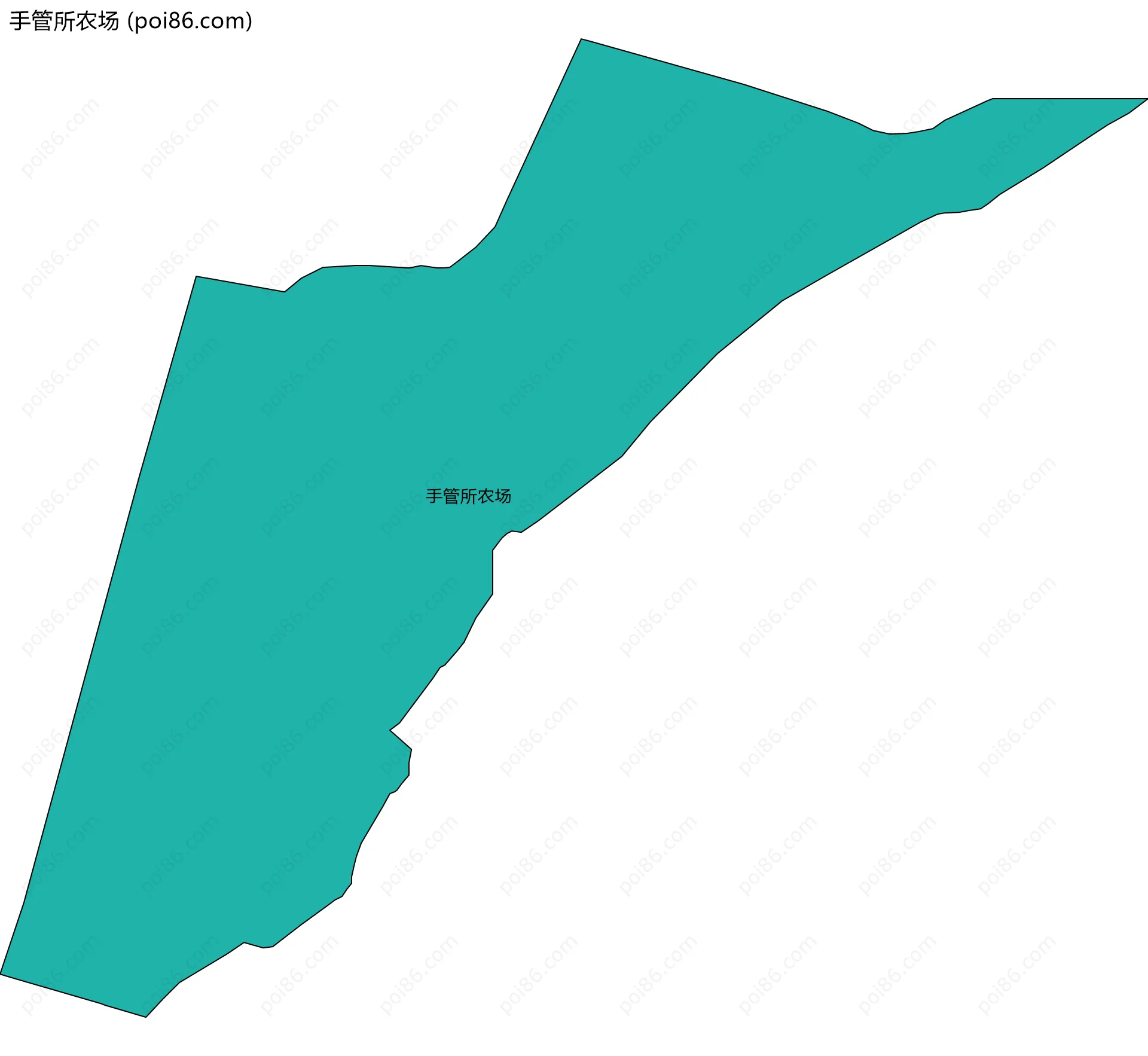 手管所农场边界地图
