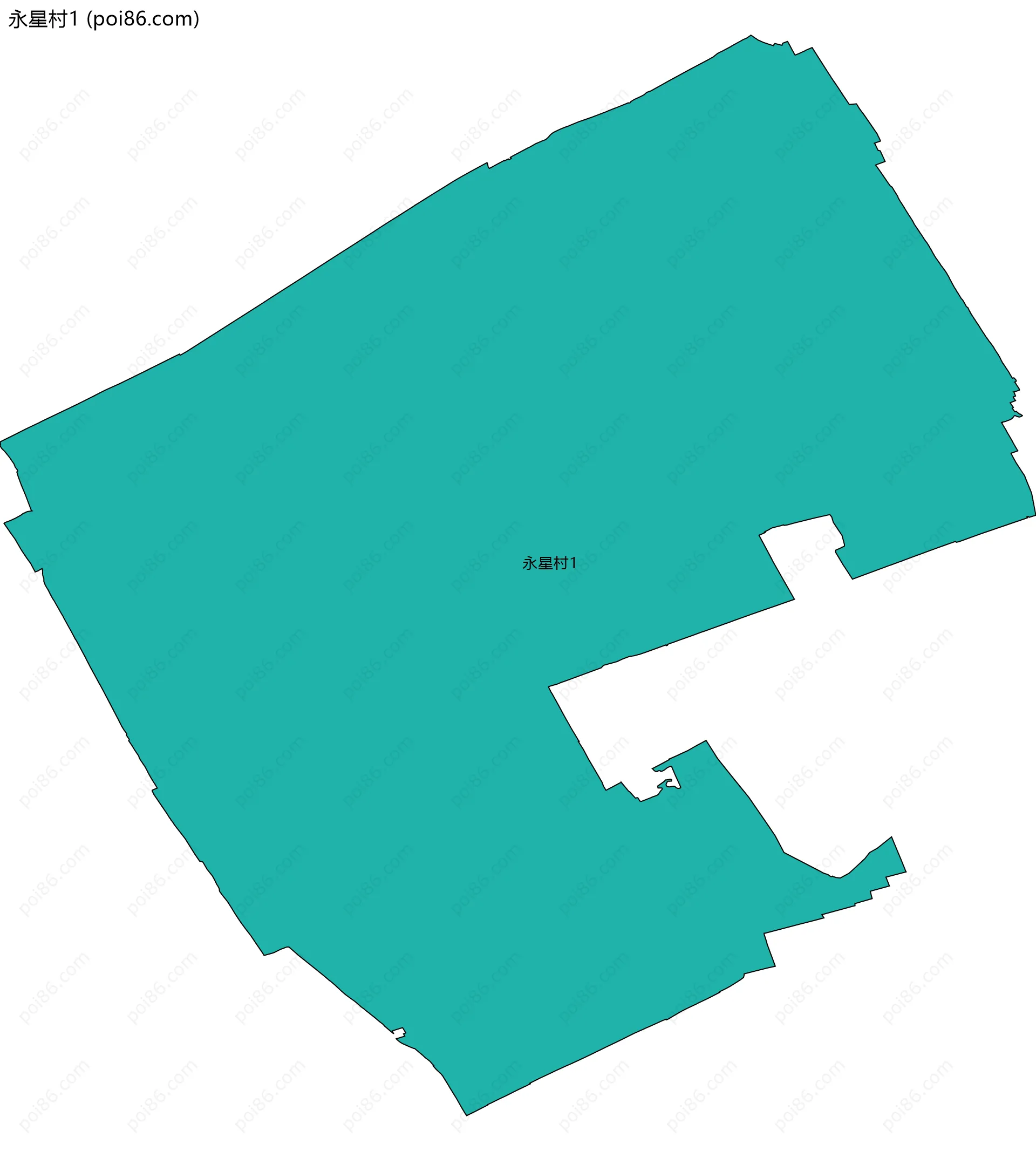 永星村1边界地图