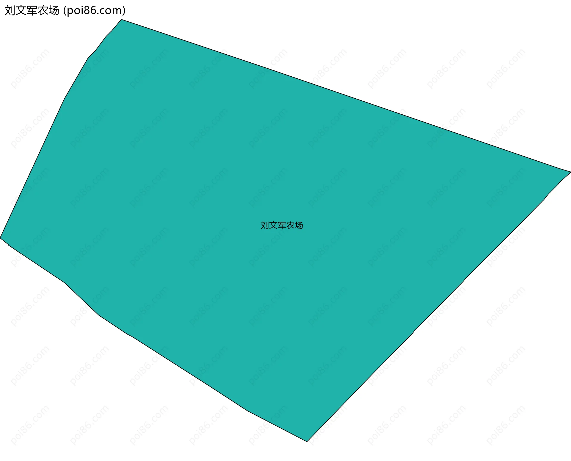 刘文军农场边界地图