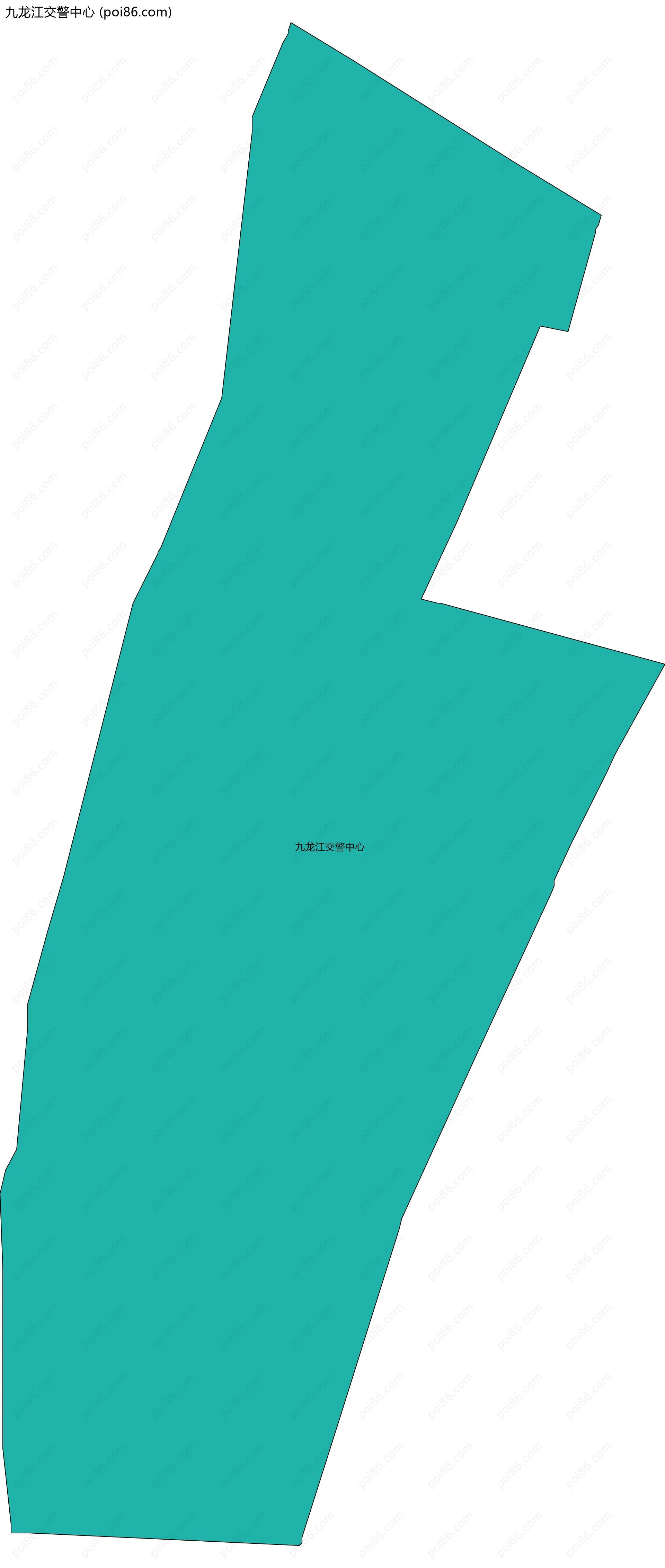 九龙江交警中心边界地图