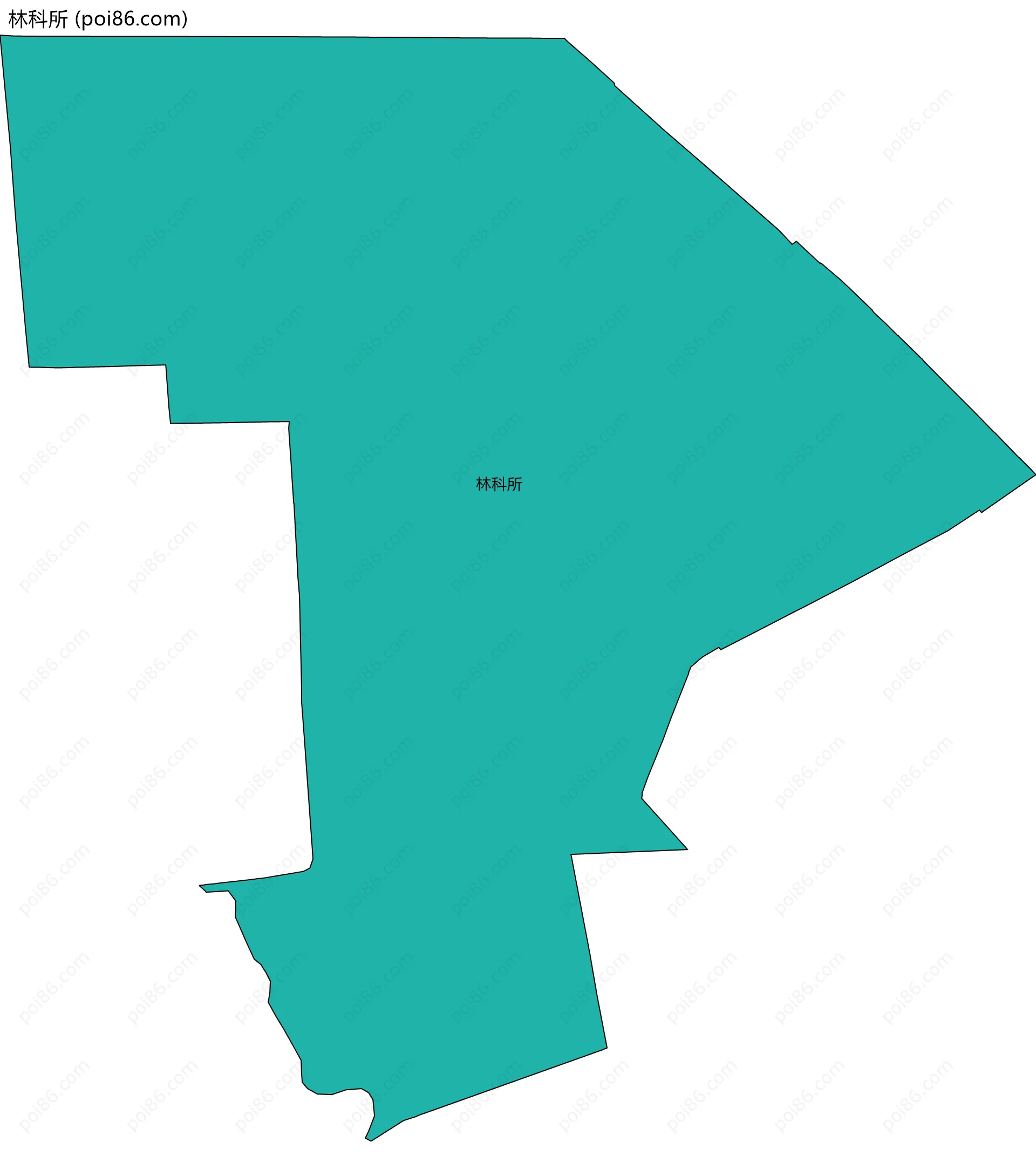 林科所边界地图