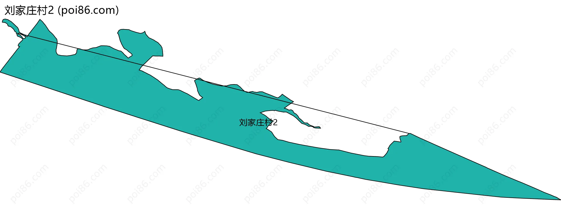 刘家庄村2边界地图