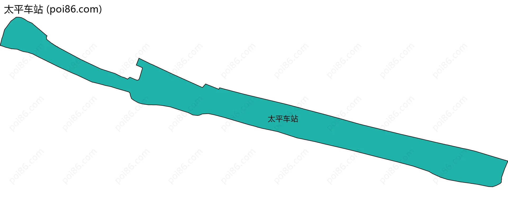 太平车站边界地图